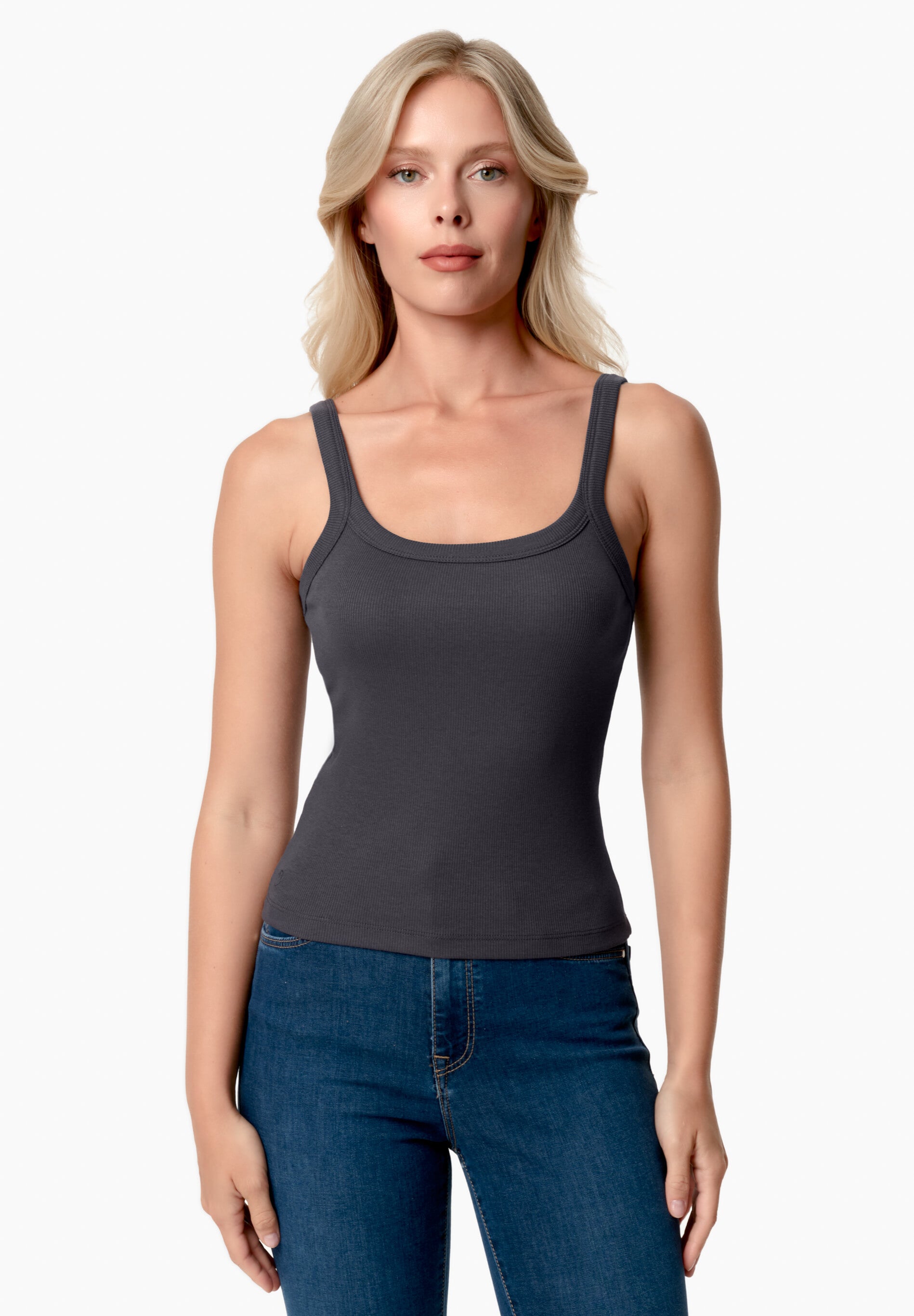 IPEEK | Ripp-Tanktop aus TENCEL™ Modal und Bio-Baumwolle