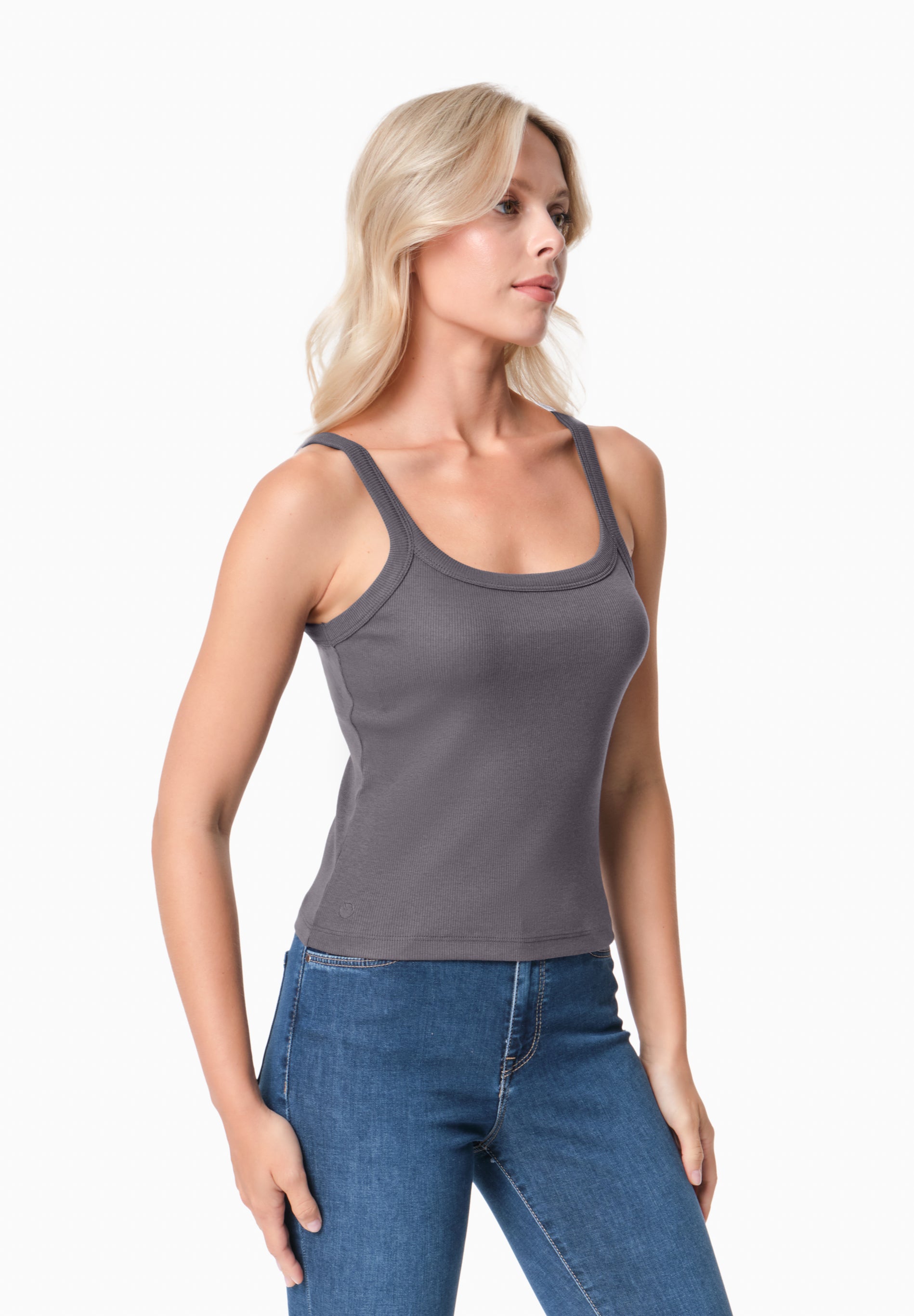 IPEEK | Ripp-Tanktop aus TENCEL™ Modal und Bio-Baumwolle