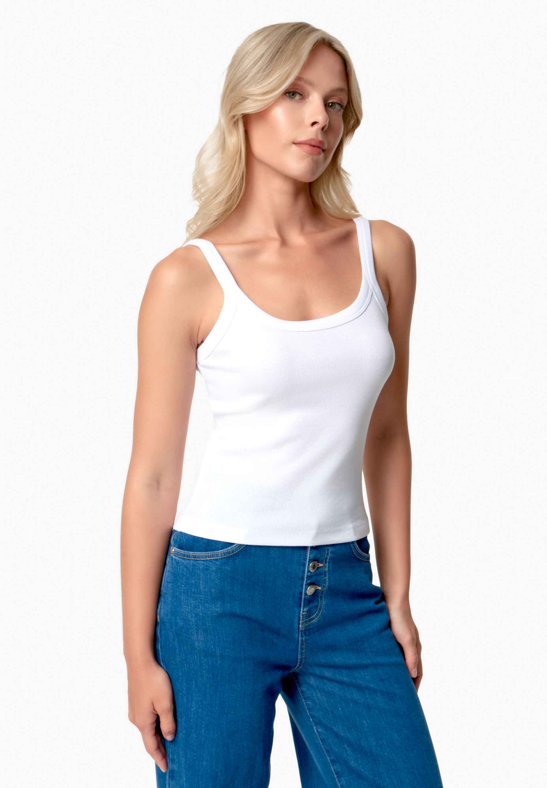 IPEEK | Ripp-Tanktop aus TENCEL™ Modal und Bio-Baumwolle