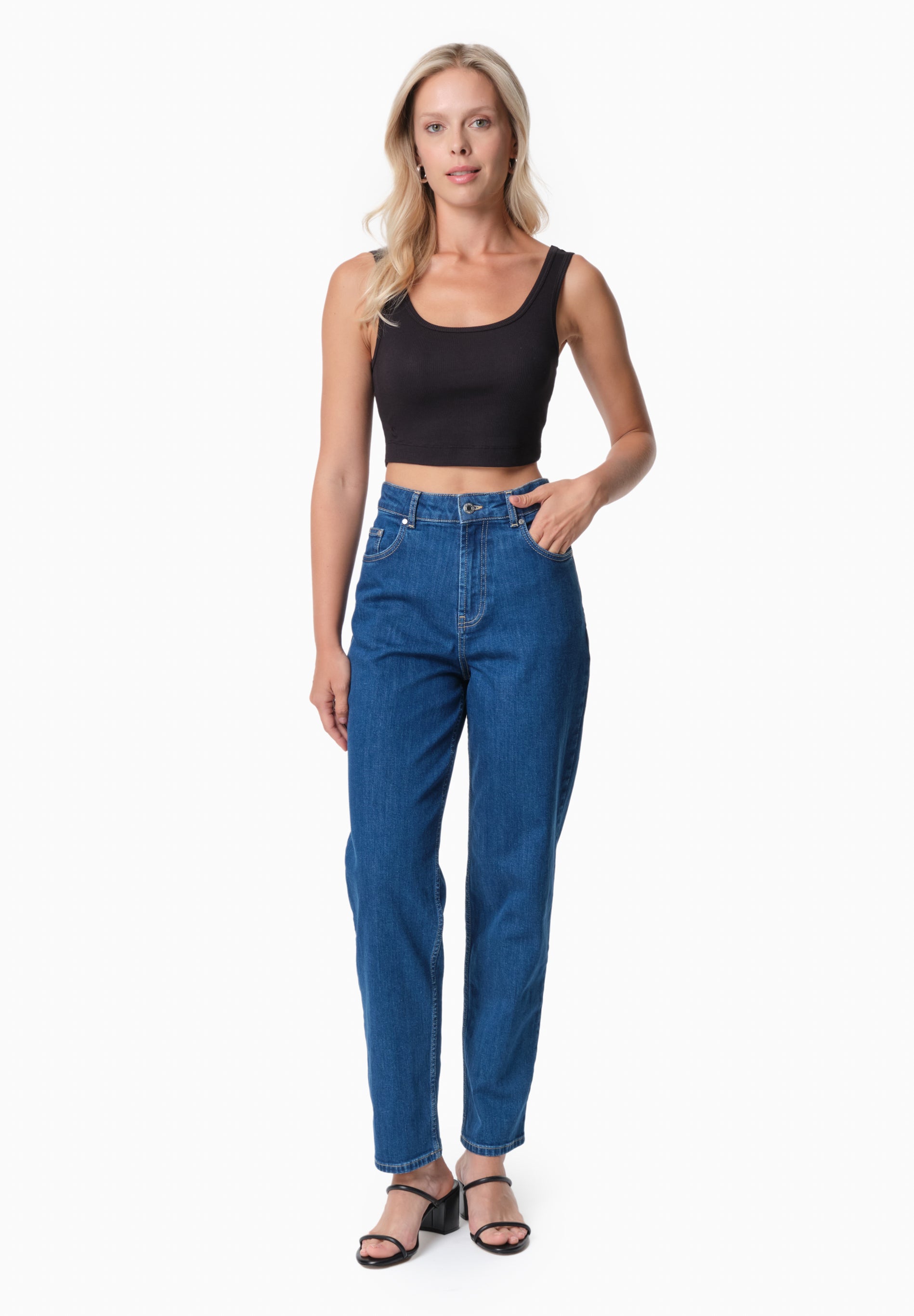 IRISS | Ripp-Crop-Top aus TENCEL™ Modal und Bio-Baumwolle