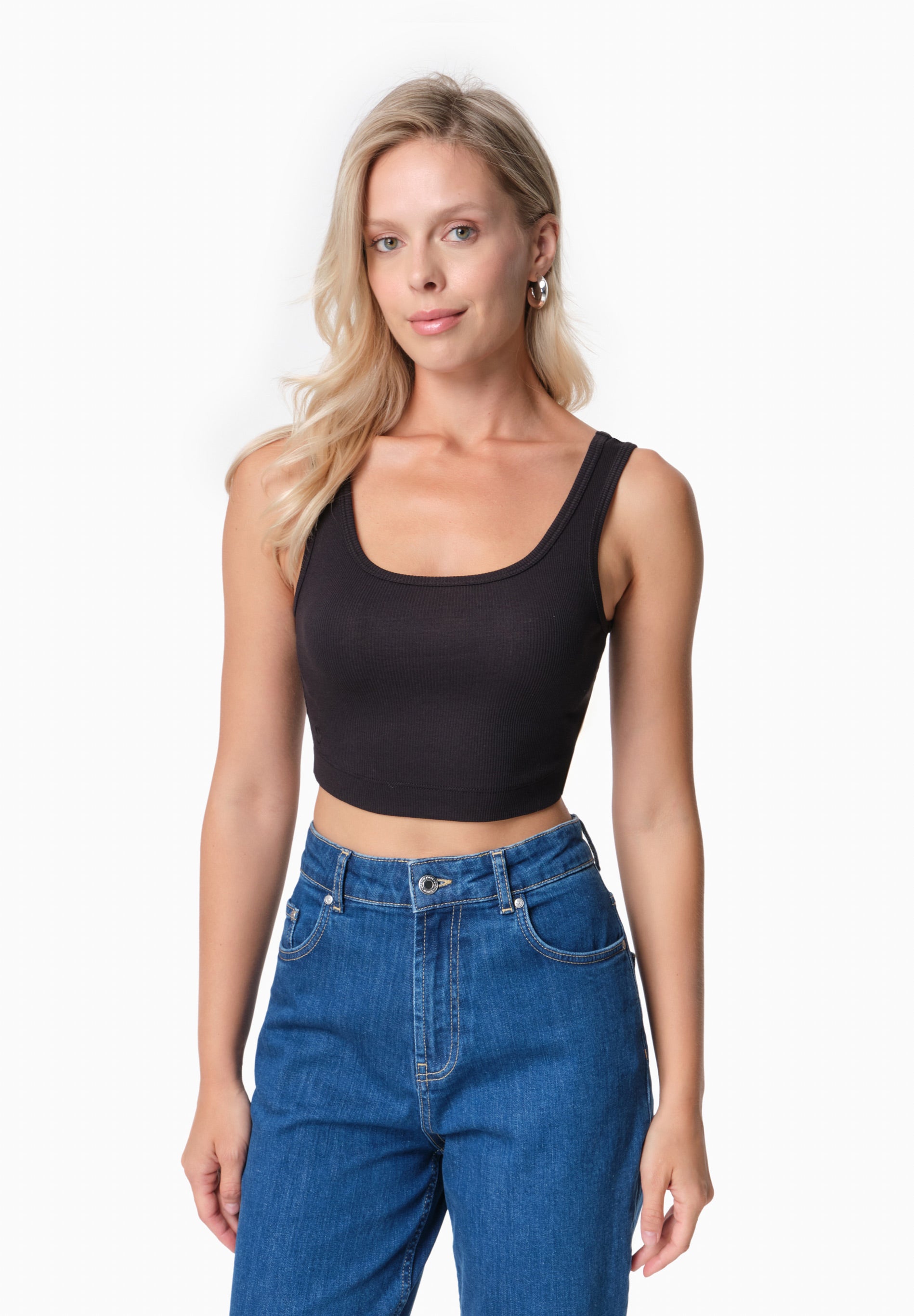IRISS | Ripp-Crop-Top aus TENCEL™ Modal und Bio-Baumwolle