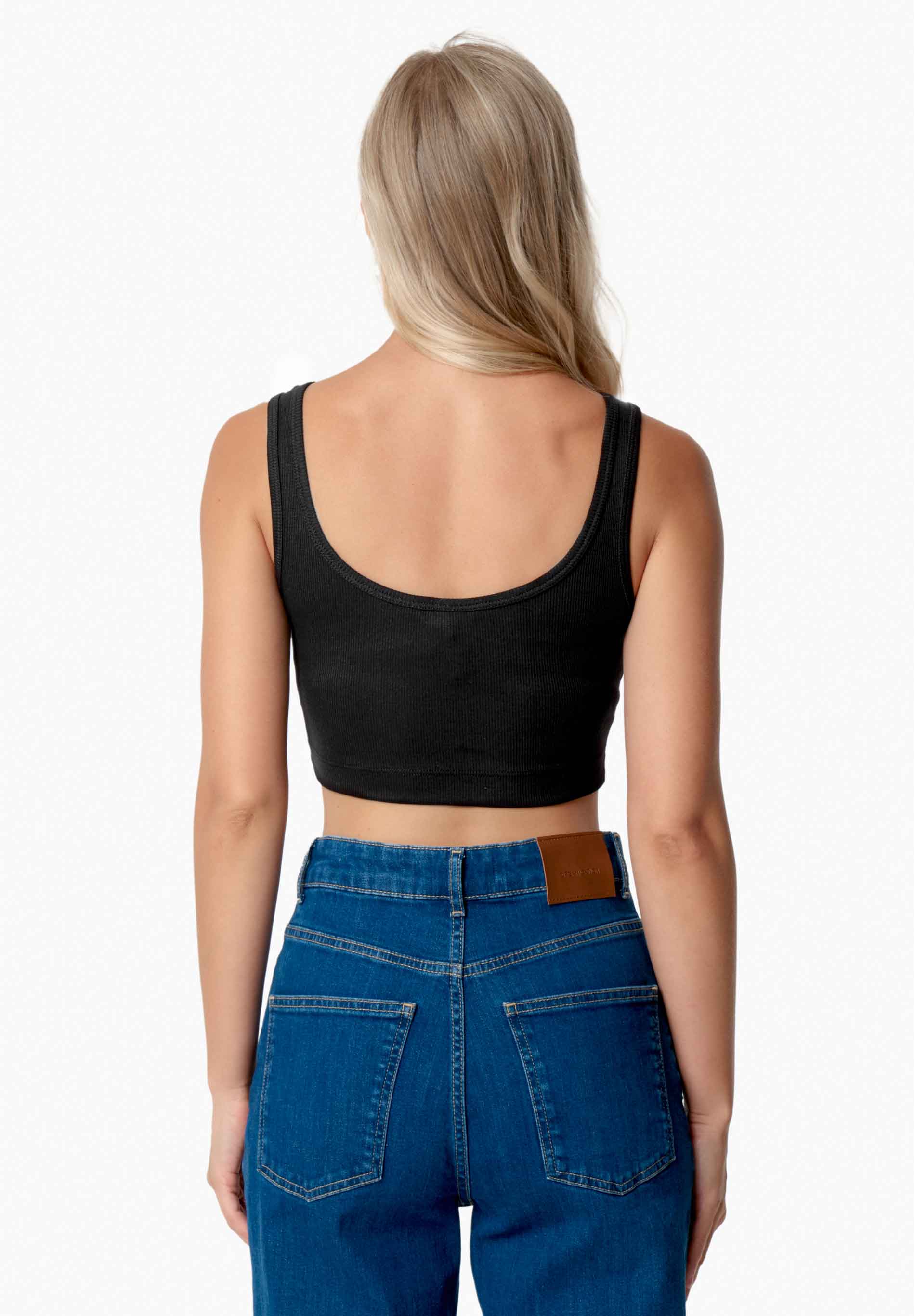 IRISS | Ripp-Crop-Top aus TENCEL™ Modal und Bio-Baumwolle