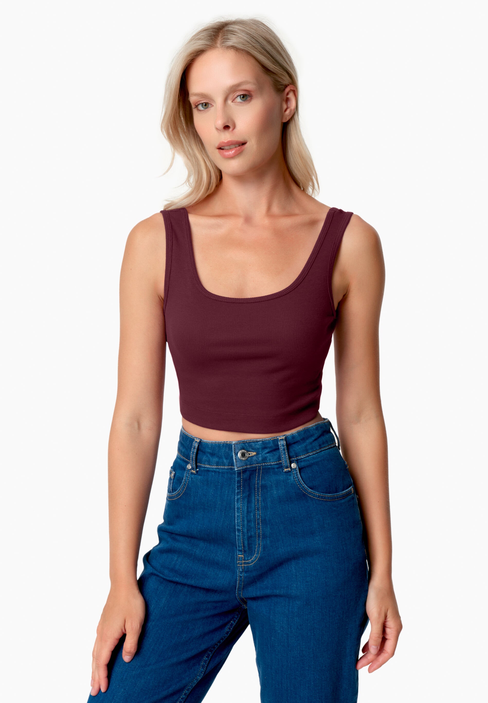 IRISS | Ripp-Crop-Top aus TENCEL™ Modal und Bio-Baumwolle