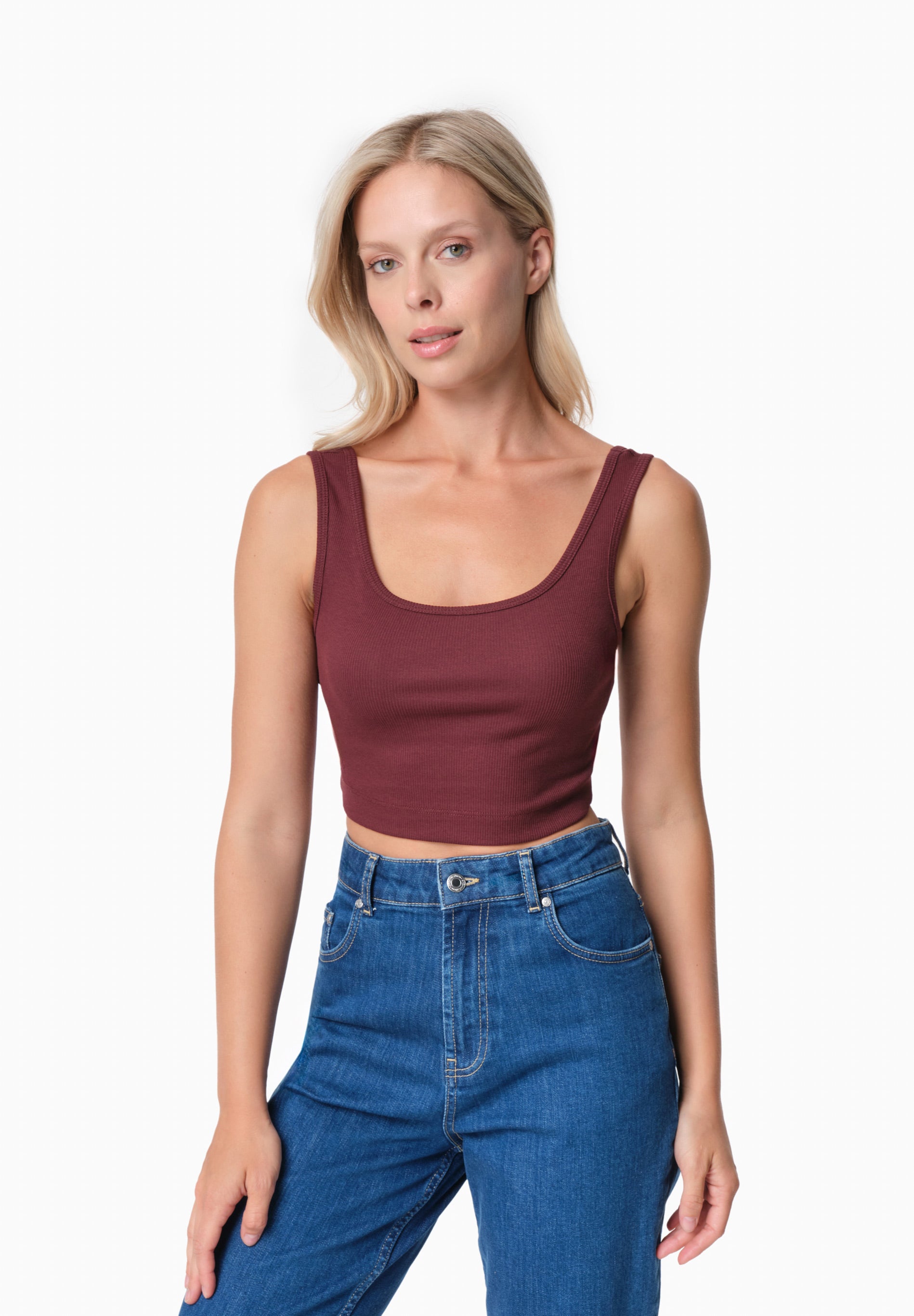 IRISS | Ripp-Crop-Top aus TENCEL™ Modal und Bio-Baumwolle
