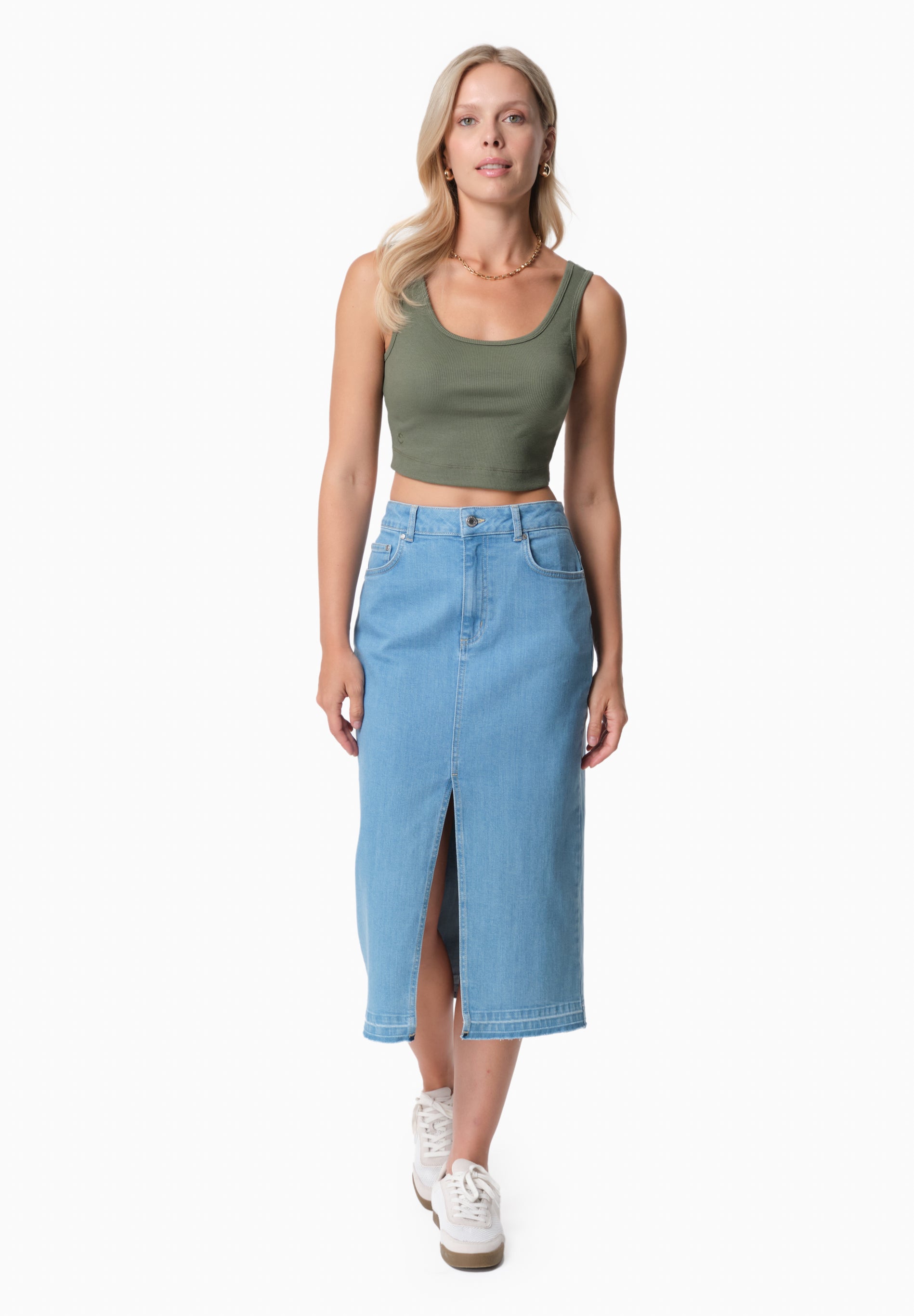 IRISS | Ripp-Crop-Top aus TENCEL™ Modal und Bio-Baumwolle