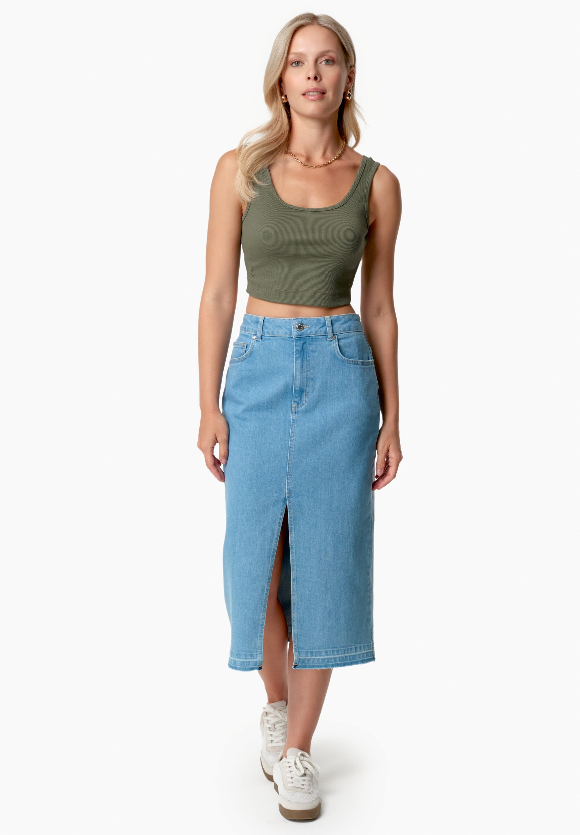 IRISS | Ripp-Crop-Top aus TENCEL™ Modal und Bio-Baumwolle