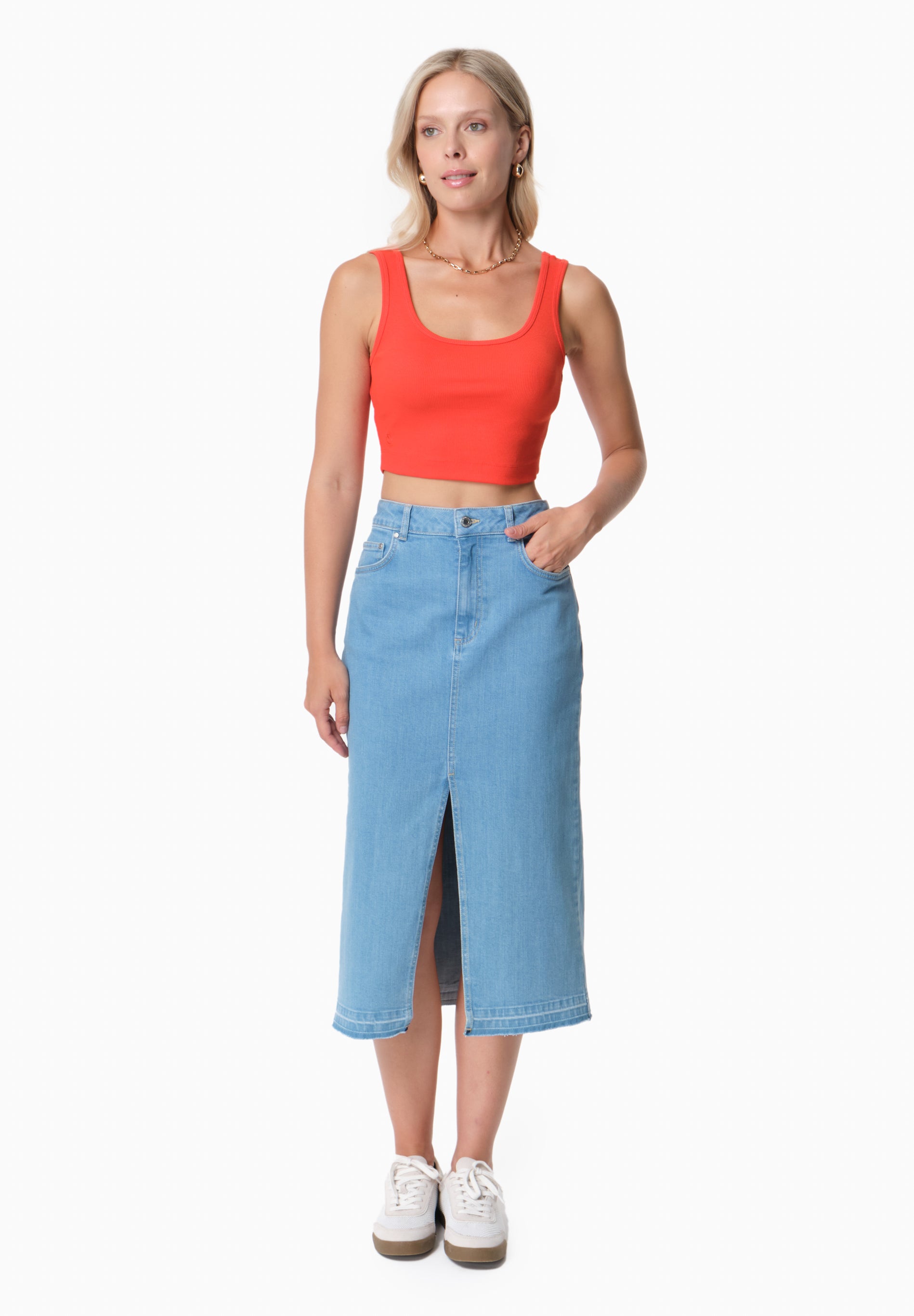 IRISS | Ripp-Crop-Top aus TENCEL™ Modal und Bio-Baumwolle
