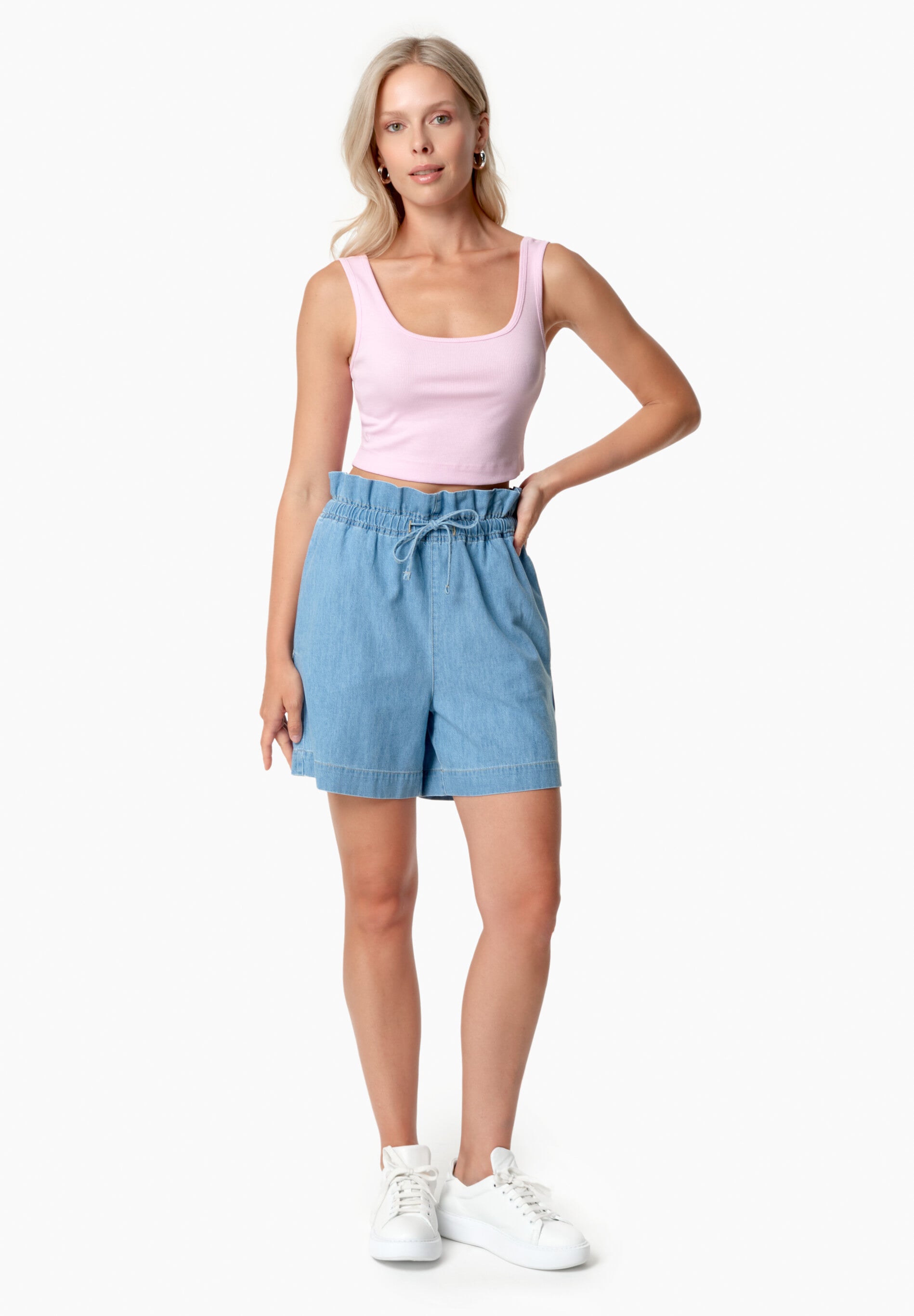 IRISS | Ripp-Crop-Top aus TENCEL™ Modal und Bio-Baumwolle