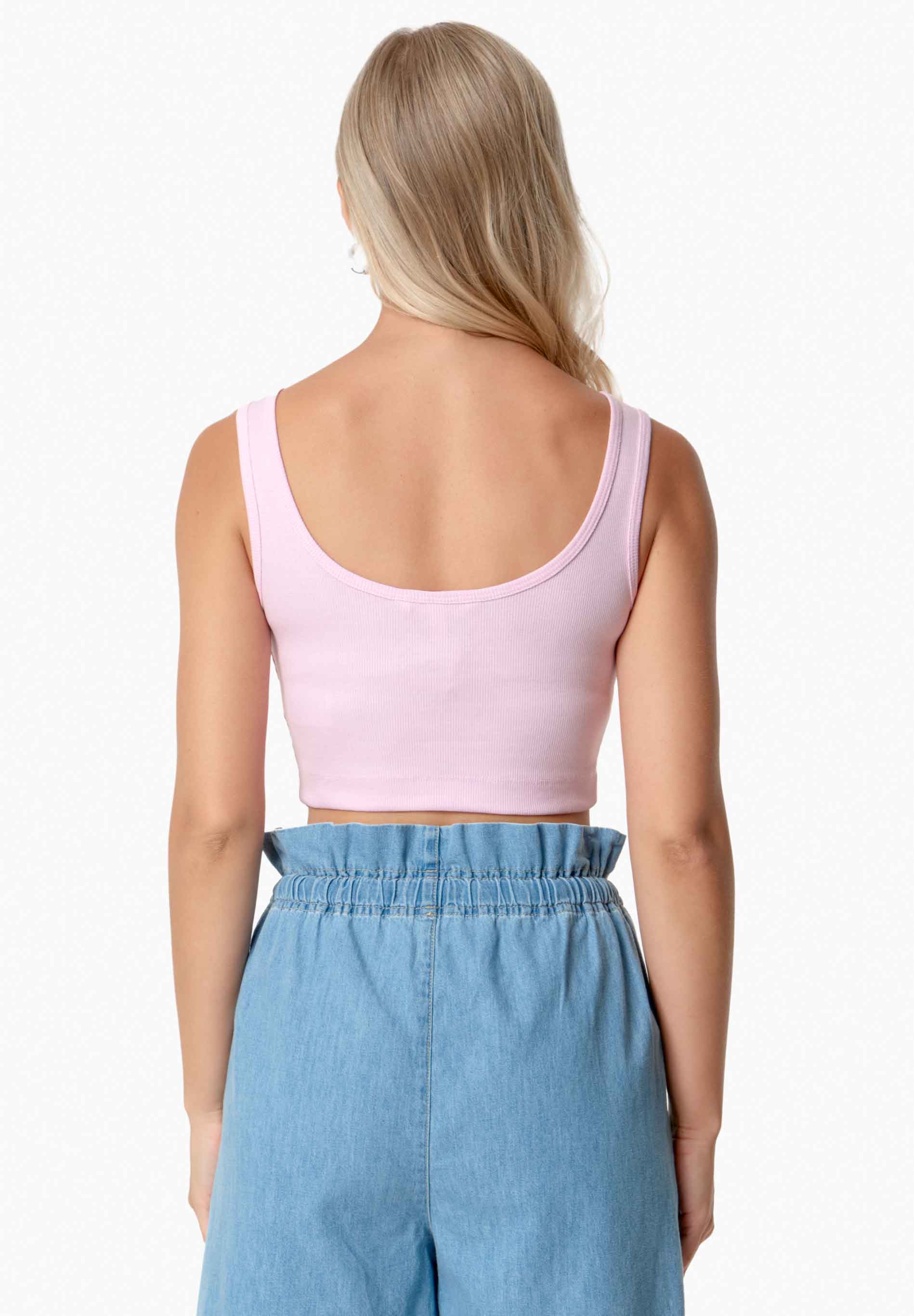 IRISS | Ripp-Crop-Top aus TENCEL™ Modal und Bio-Baumwolle