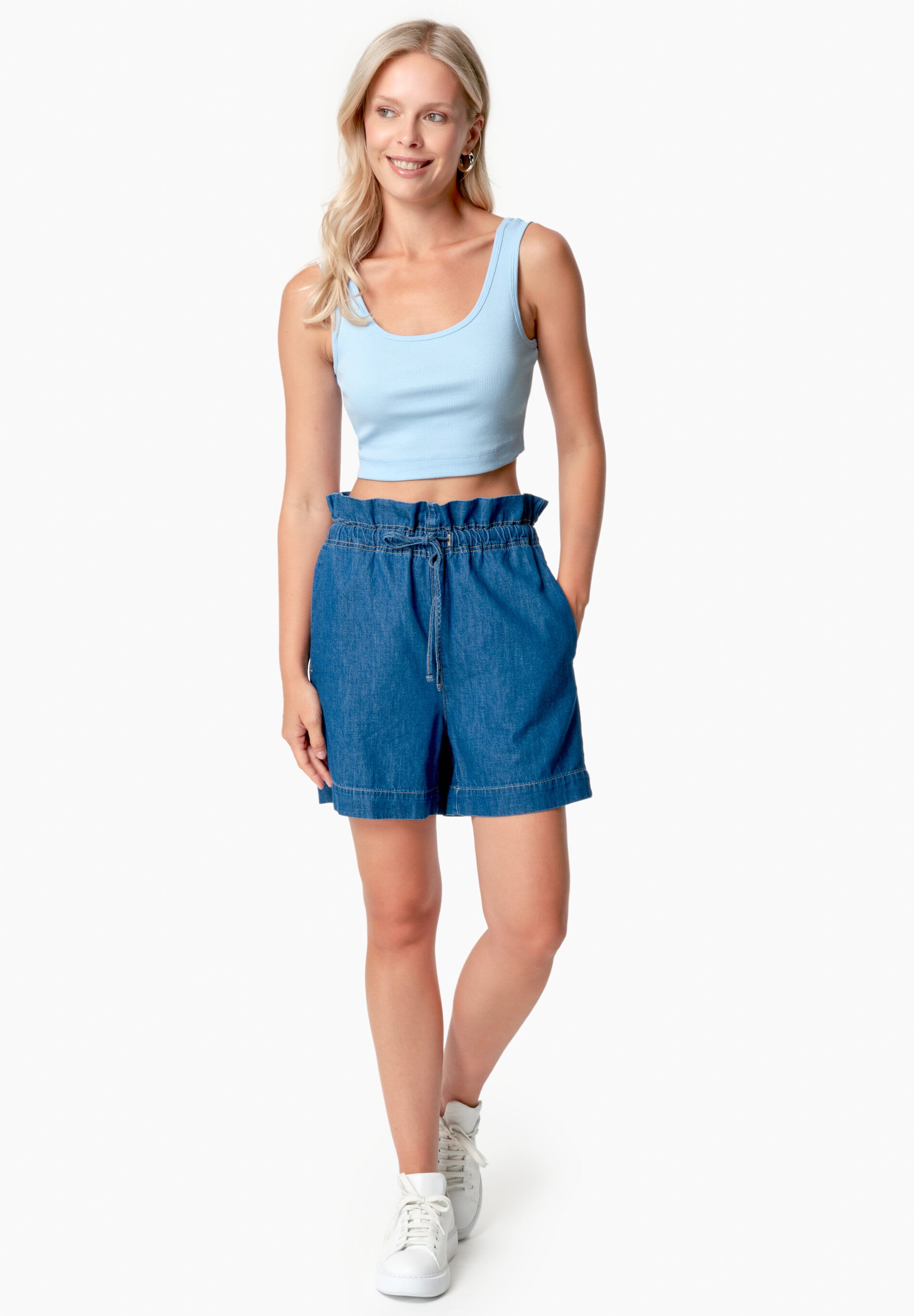 IRISS | Ripp-Crop-Top aus TENCEL™ Modal und Bio-Baumwolle