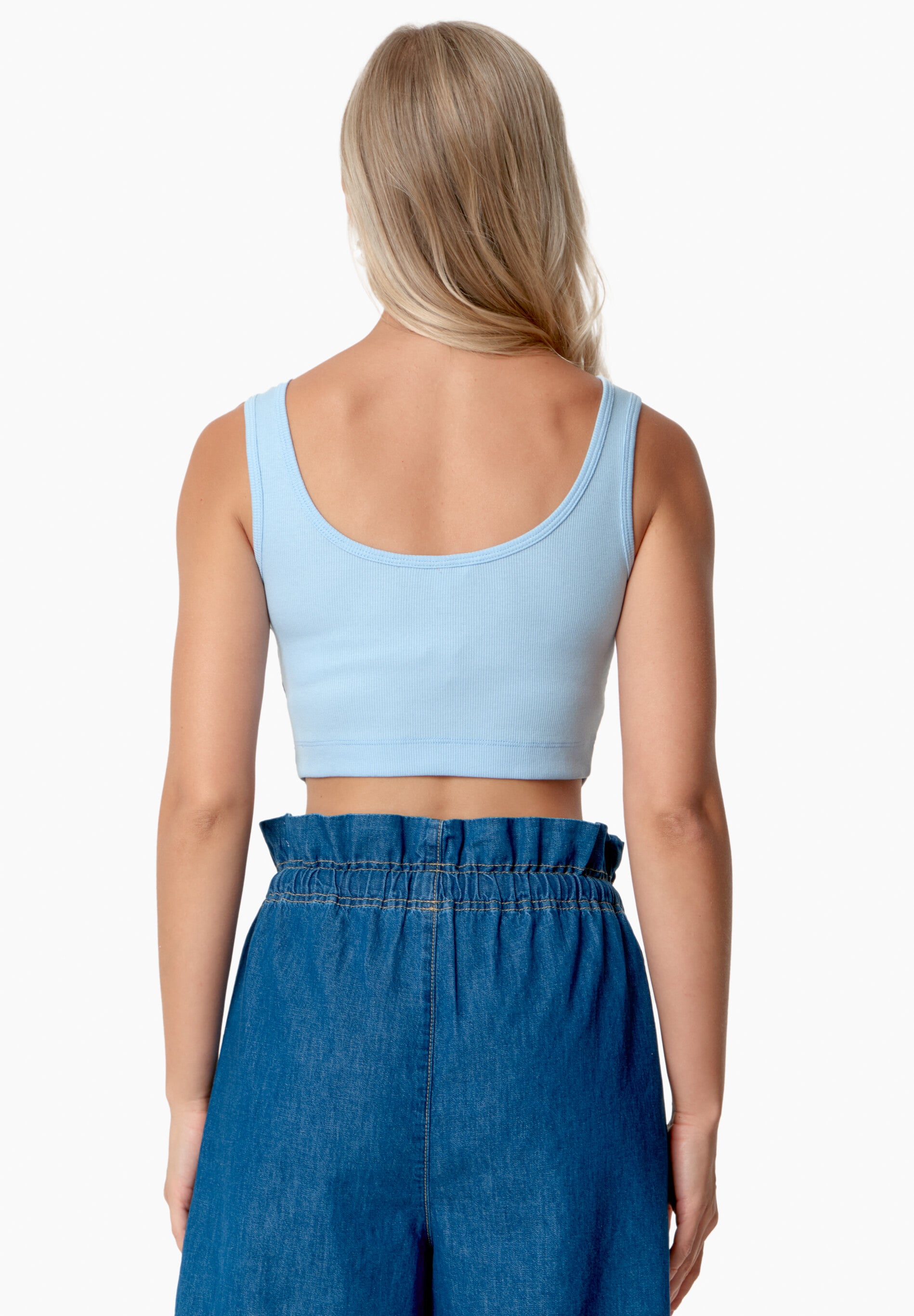 IRISS | Ripp-Crop-Top aus TENCEL™ Modal und Bio-Baumwolle