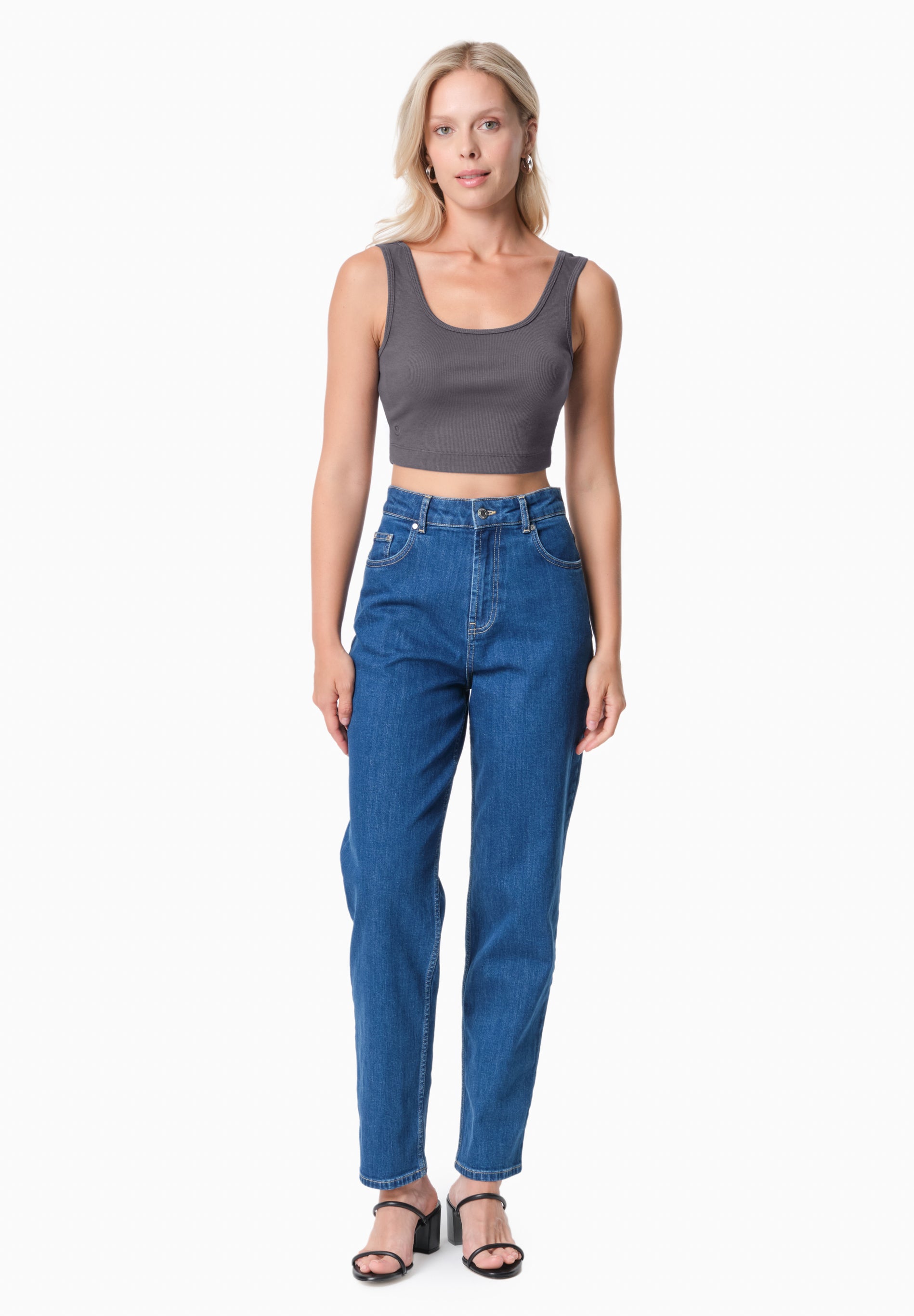 IRISS | Ripp-Crop-Top aus TENCEL™ Modal und Bio-Baumwolle
