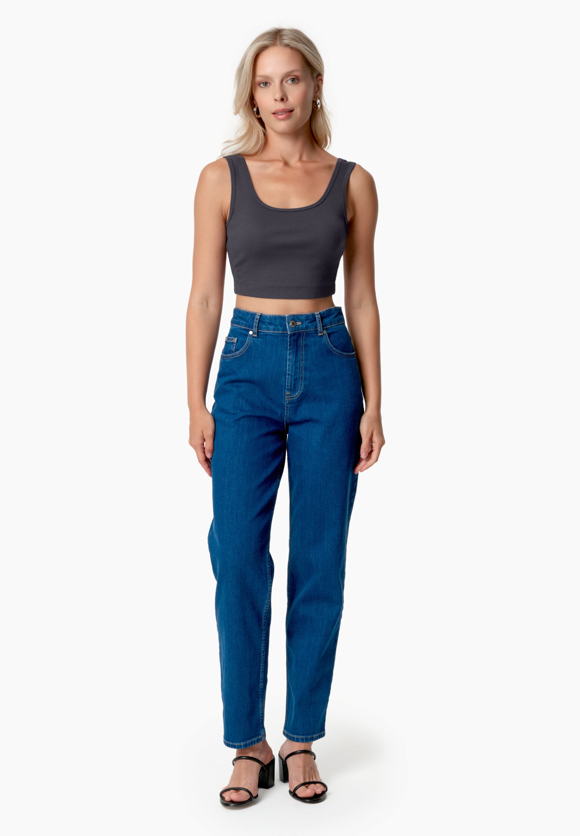 IRISS | Ripp-Crop-Top aus TENCEL™ Modal und Bio-Baumwolle