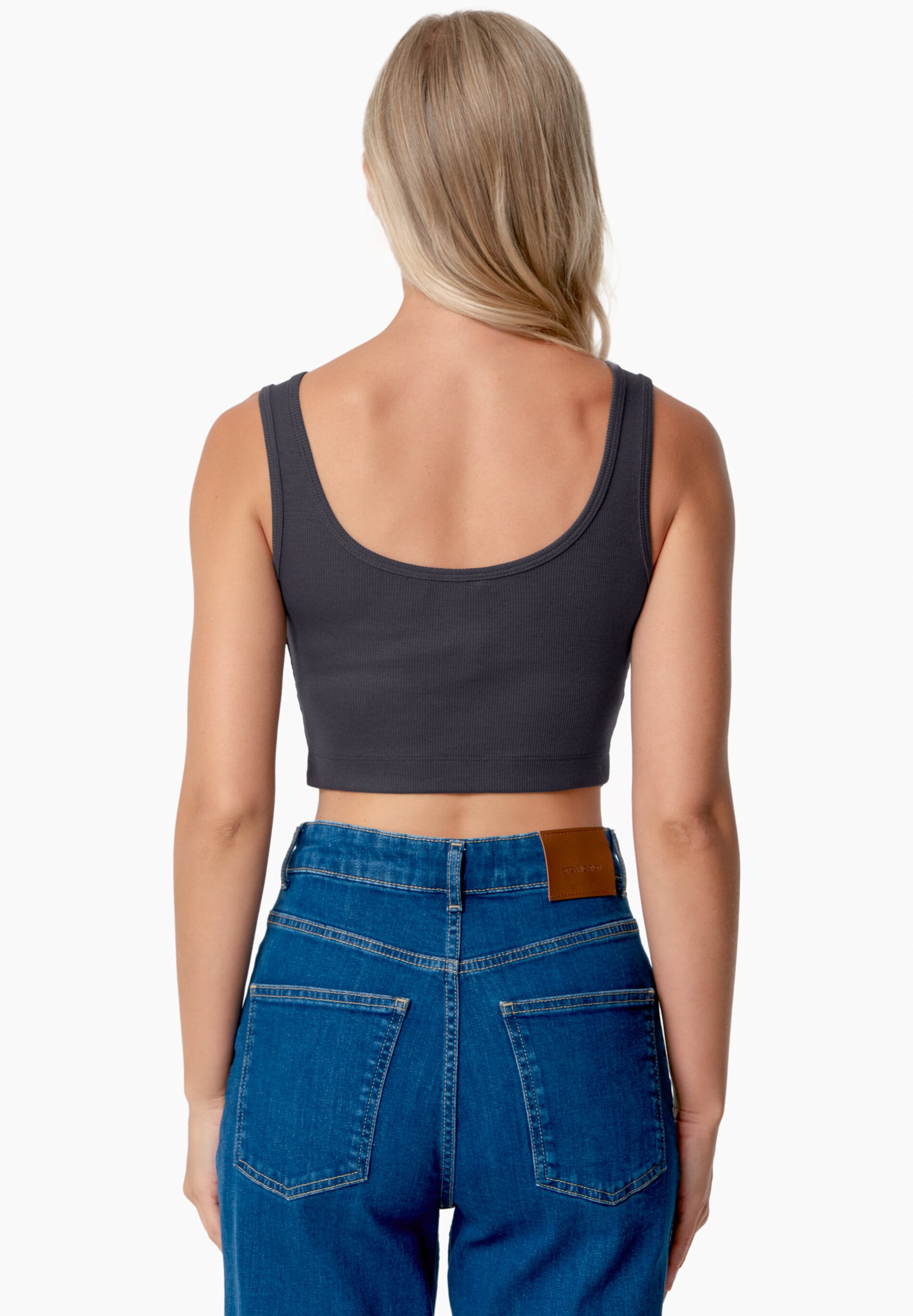 IRISS | Ripp-Crop-Top aus TENCEL™ Modal und Bio-Baumwolle