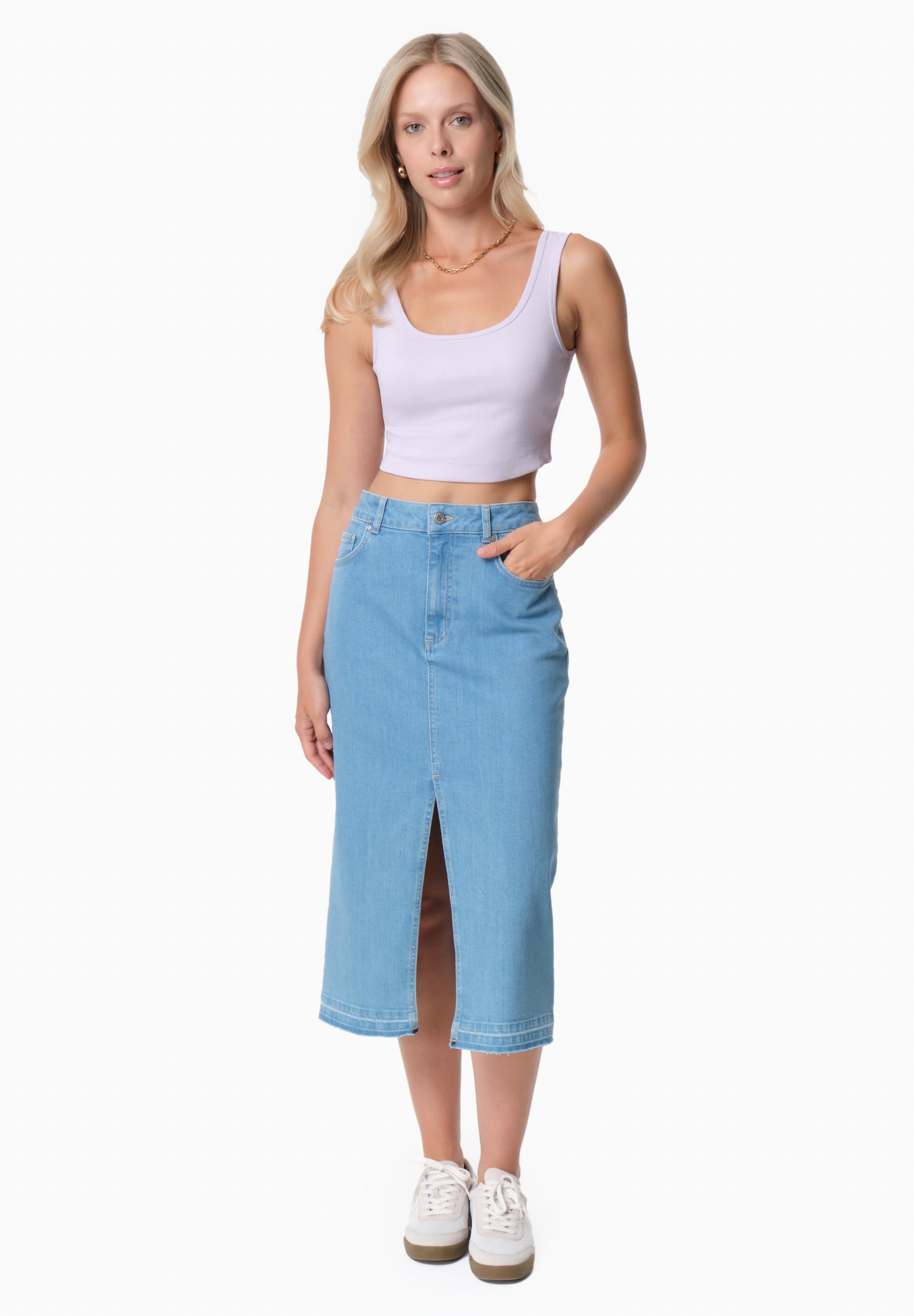 IRISS | Ripp-Crop-Top aus TENCEL™ Modal und Bio-Baumwolle