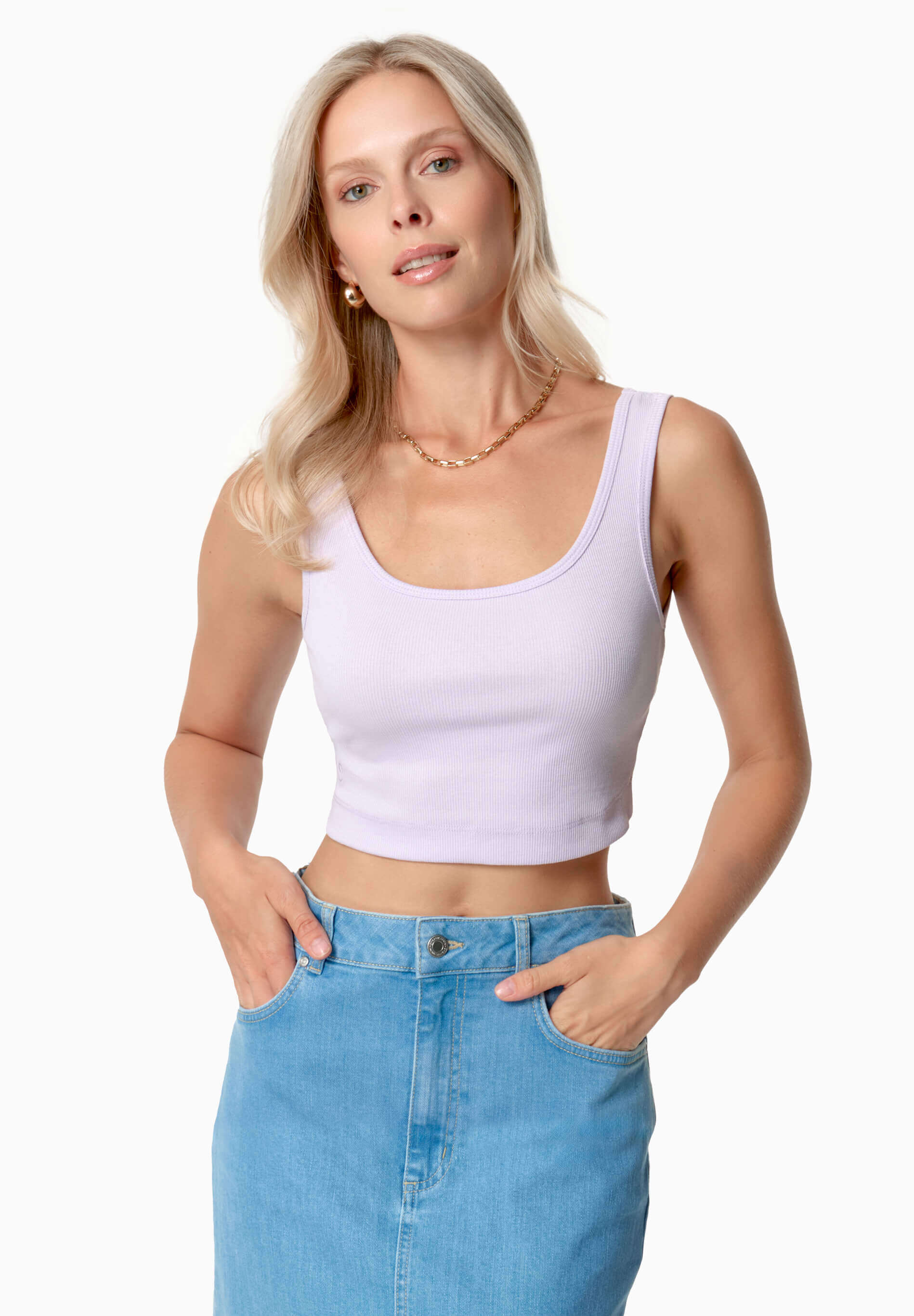 IRISS | Ripp-Crop-Top aus TENCEL™ Modal und Bio-Baumwolle