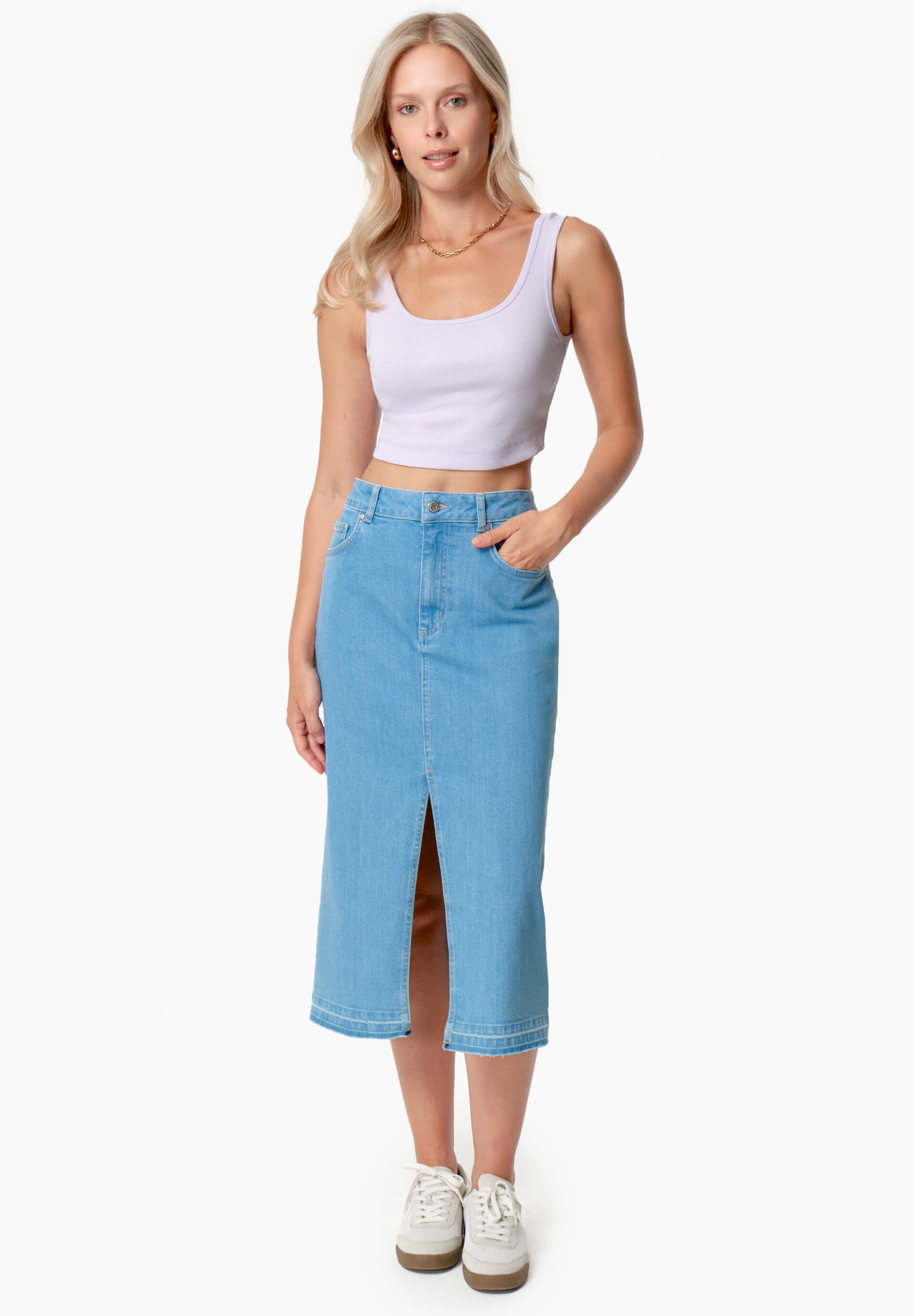 IRISS | Ripp-Crop-Top aus TENCEL™ Modal und Bio-Baumwolle