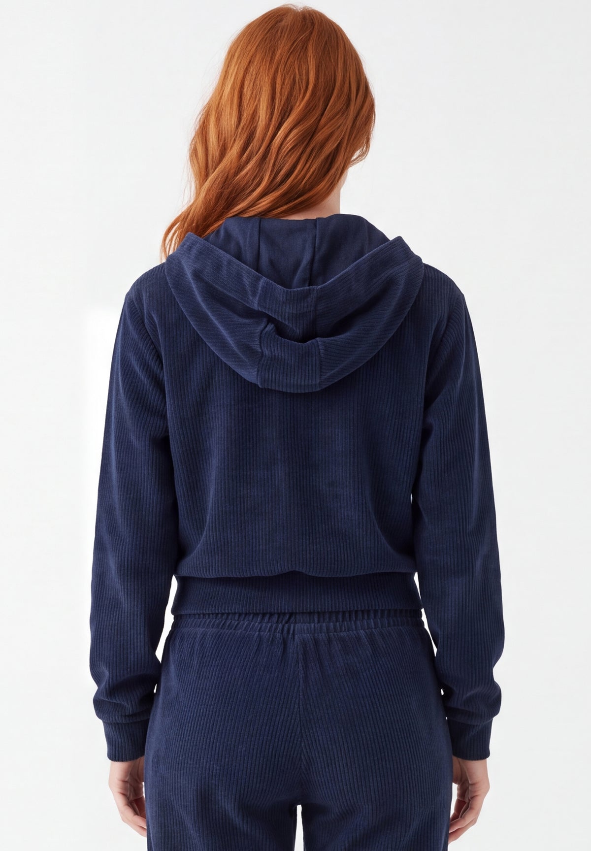 JAYYA | Cord-Sweatjacke aus Bio-Baumwolle