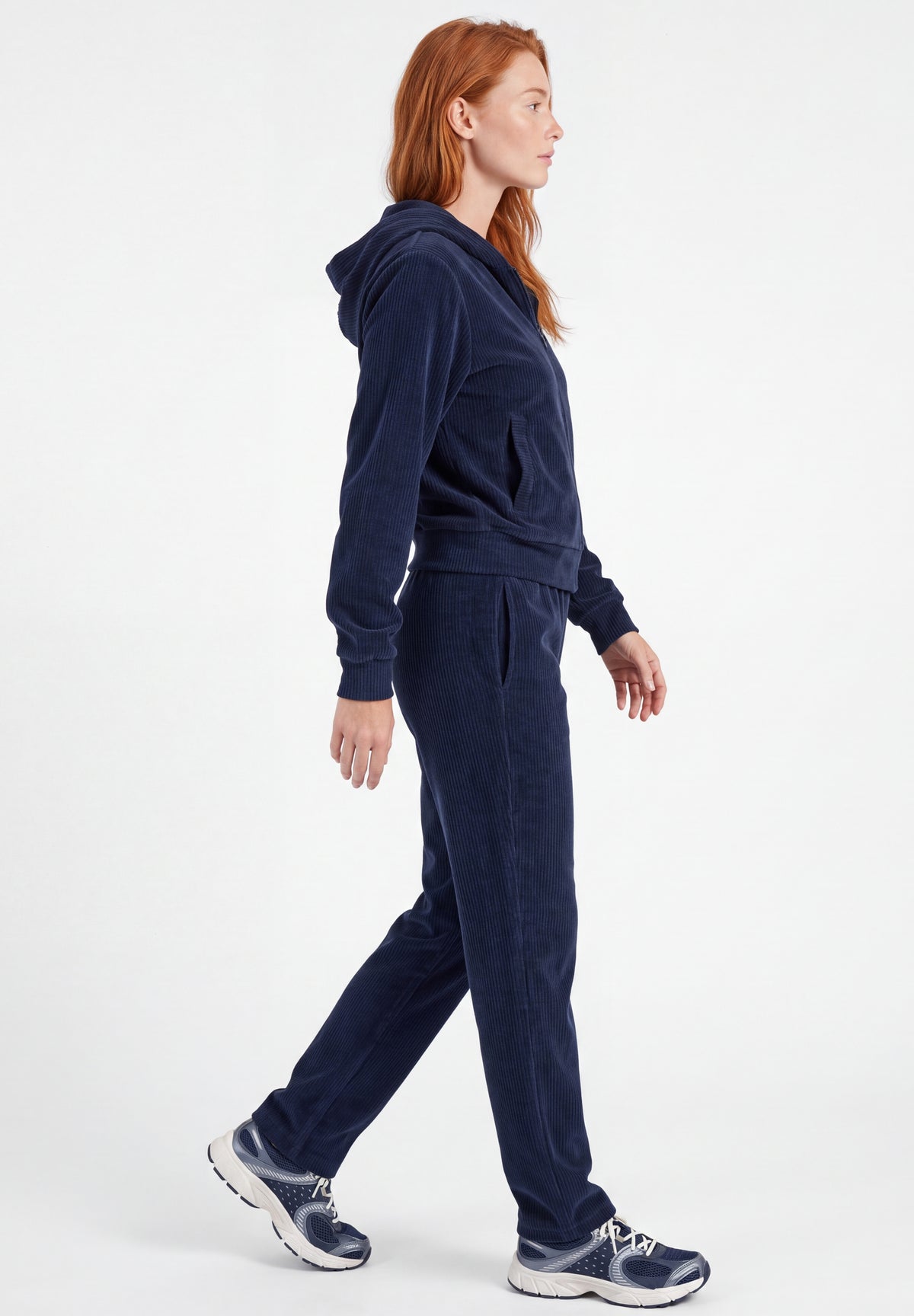 JAYYA | Cord-Sweatjacke aus Bio-Baumwolle