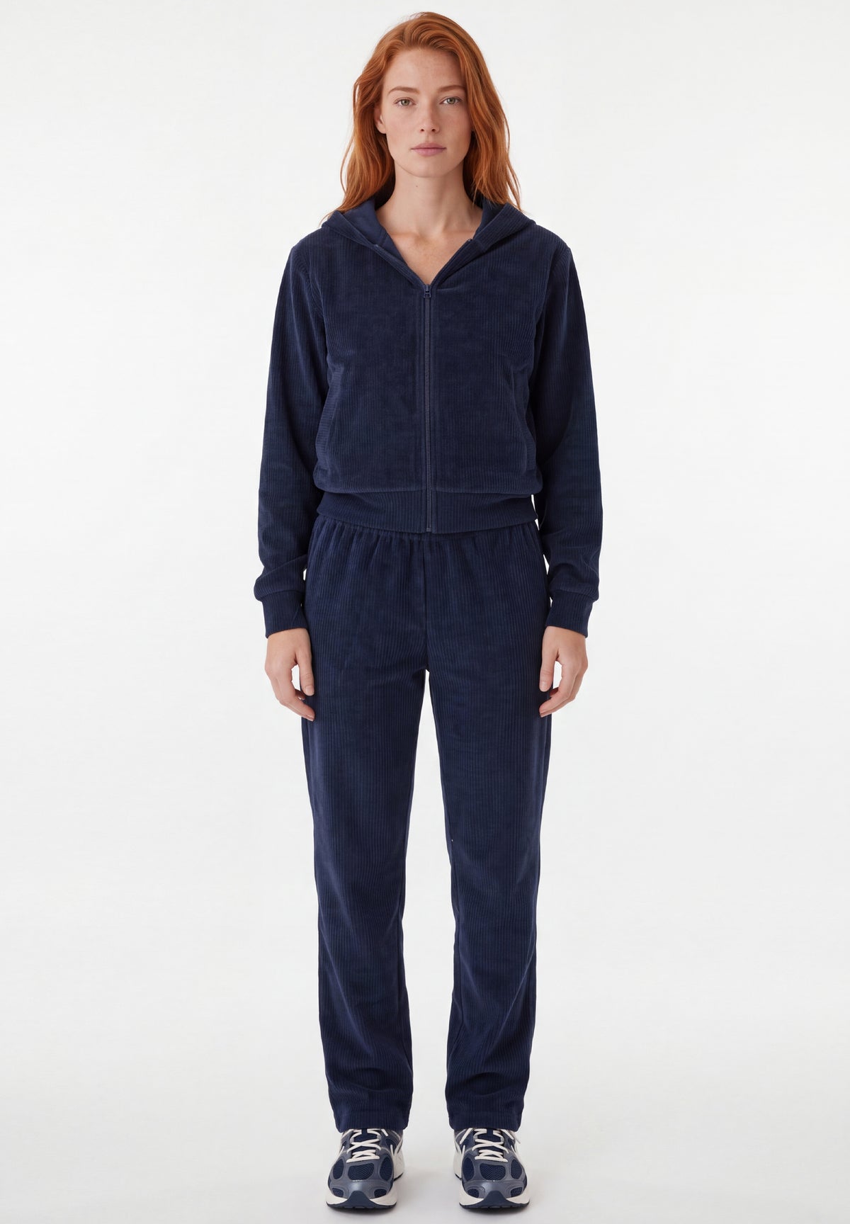 JAYYA | Cord-Sweatjacke aus Bio-Baumwolle