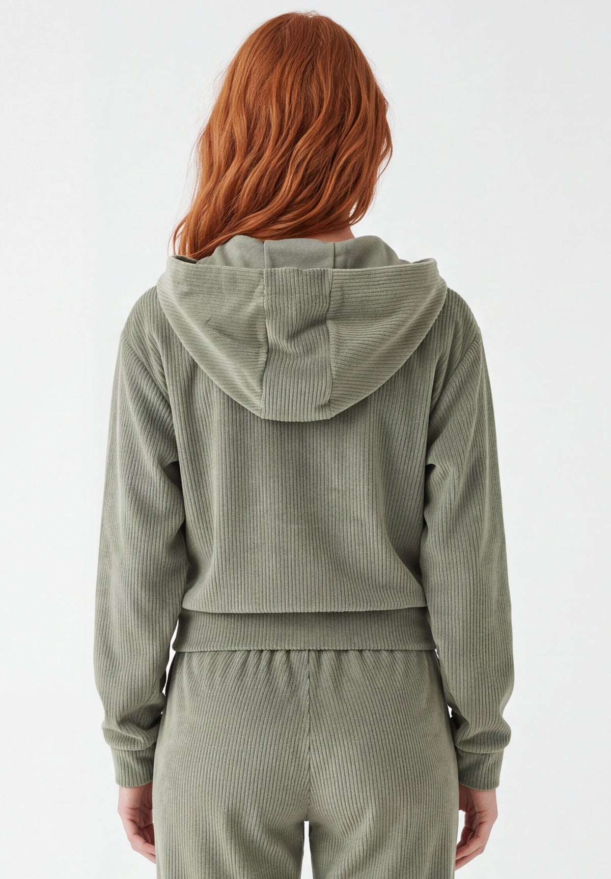 JAYYA | Cord-Sweatjacke aus Bio-Baumwolle