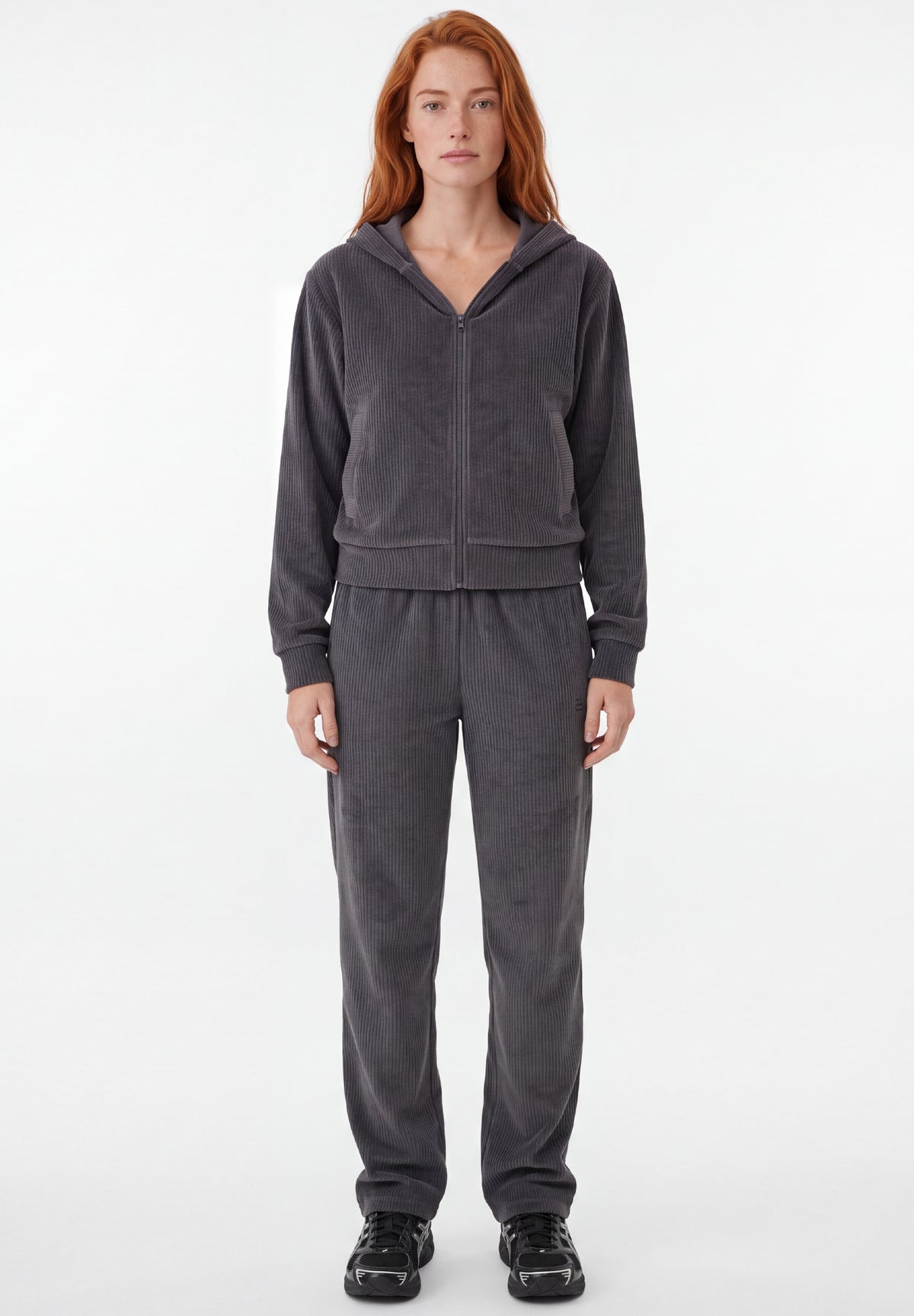 JAYYA | Cord-Sweatjacke aus Bio-Baumwolle