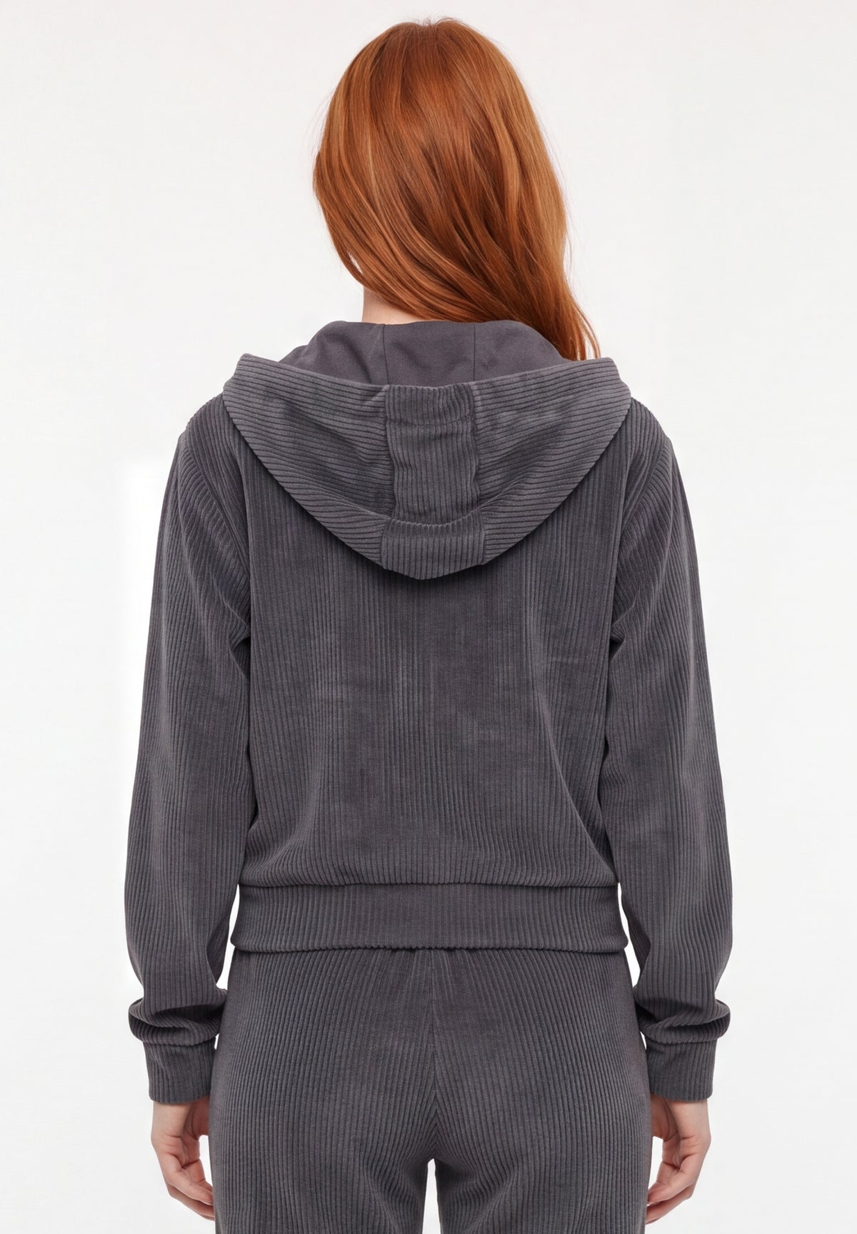 JAYYA | Cord-Sweatjacke aus Bio-Baumwolle