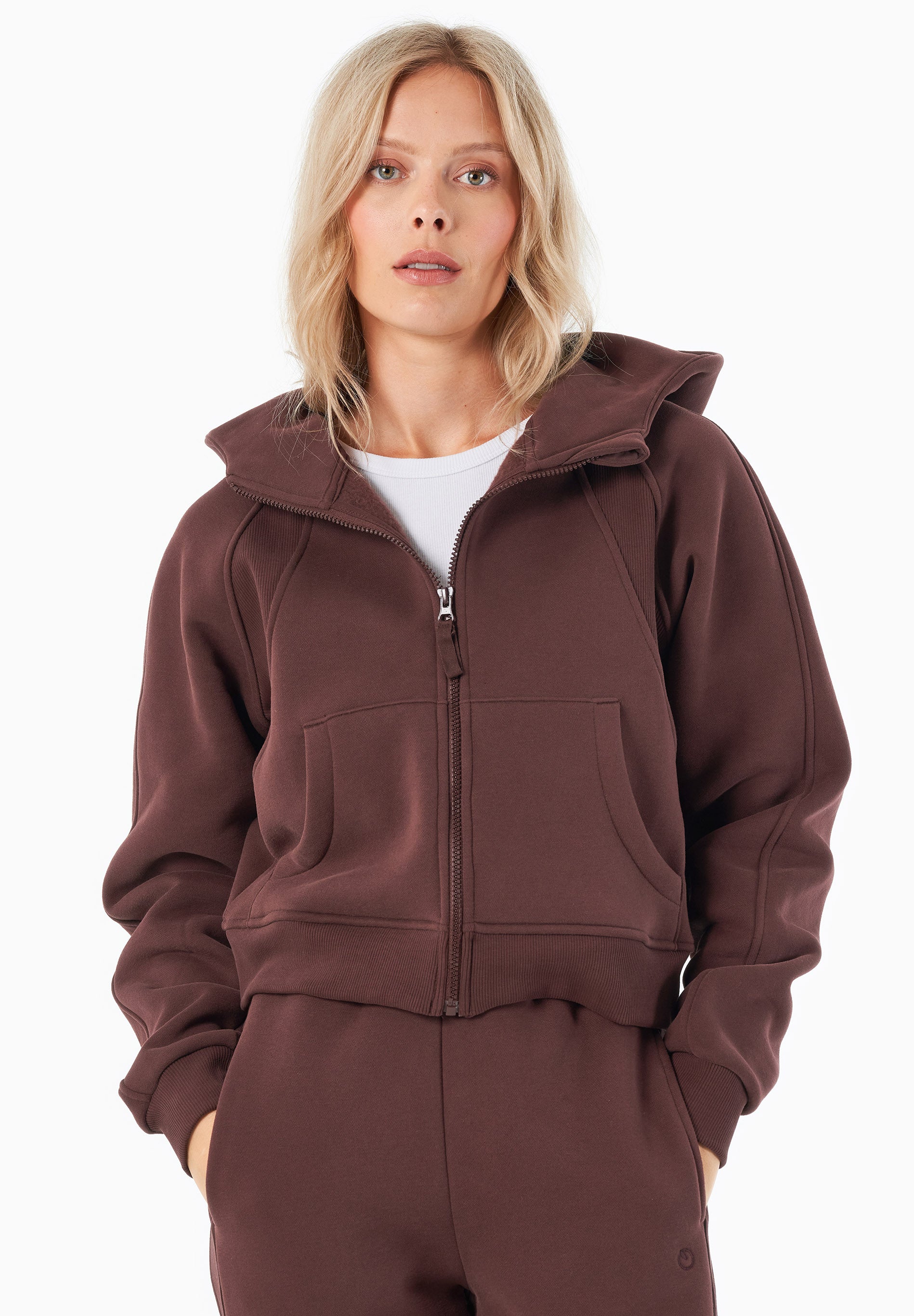 JODDY | Essentials Travel Full Zip-Hoodie aus Bio-Baumwolle und recyceltem Polyester