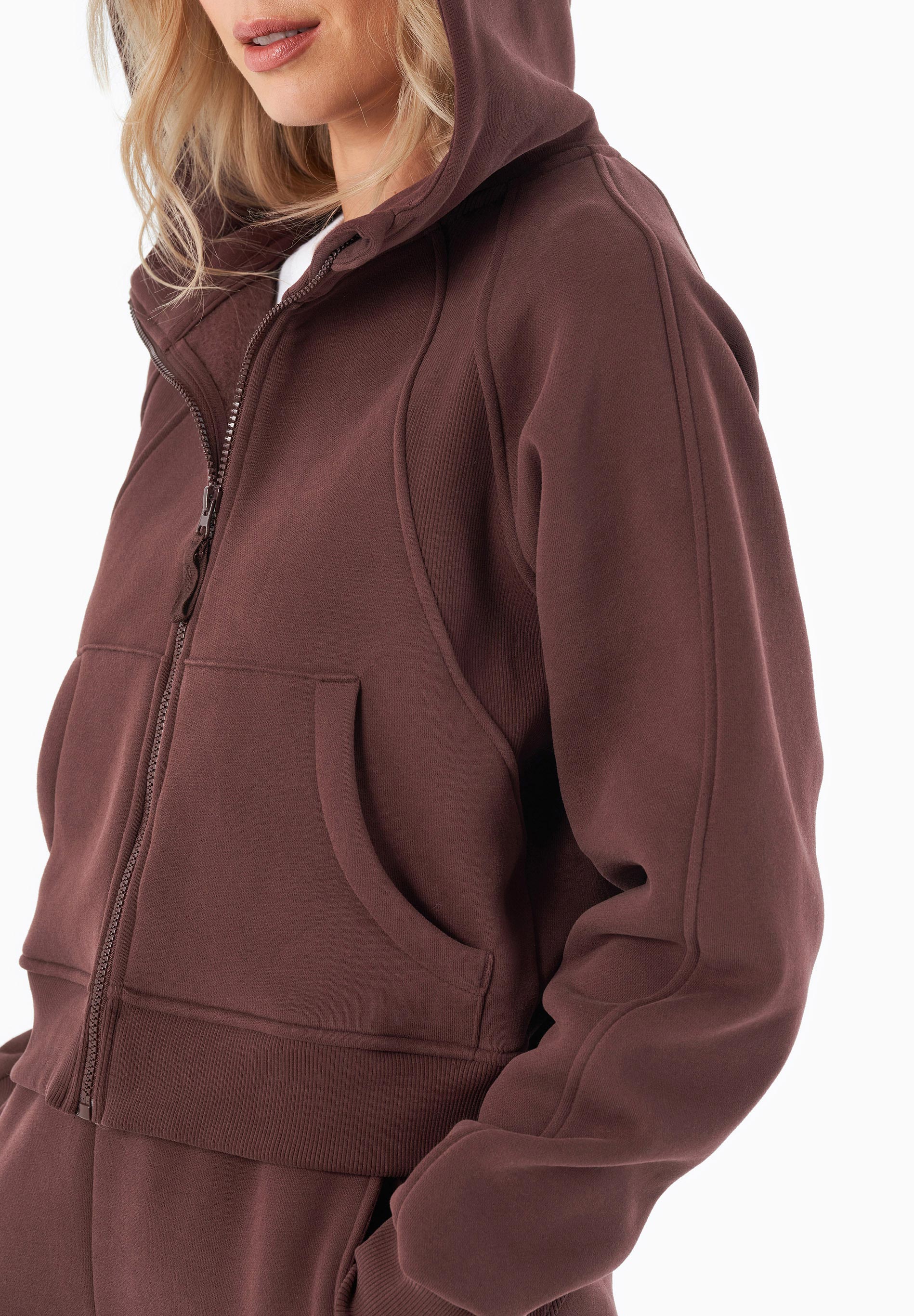 JODDY | Essentials Travel Full Zip-Hoodie aus Bio-Baumwolle und recyceltem Polyester