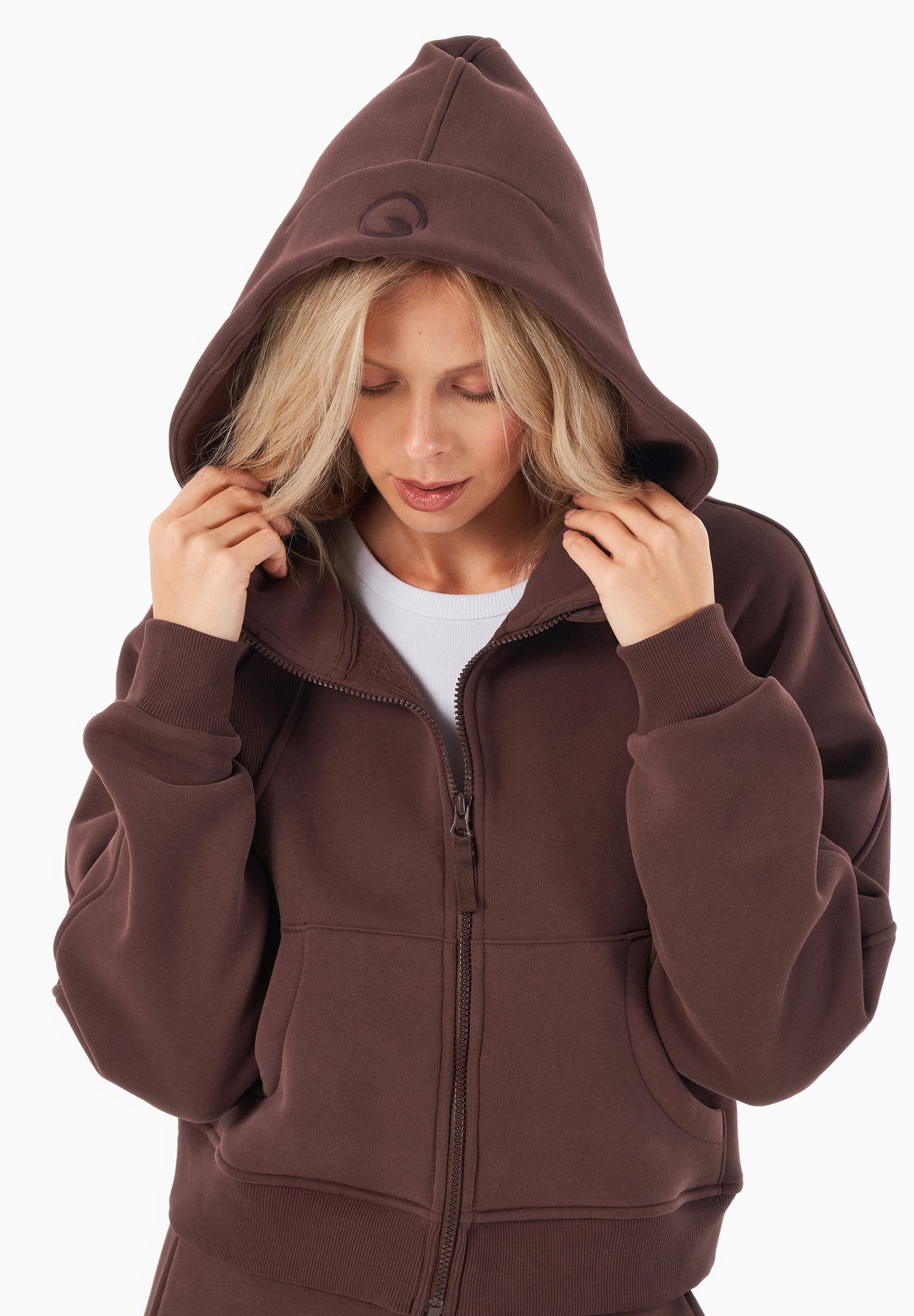 JODDY | Essentials Travel Full Zip-Hoodie aus Bio-Baumwolle und recyceltem Polyester