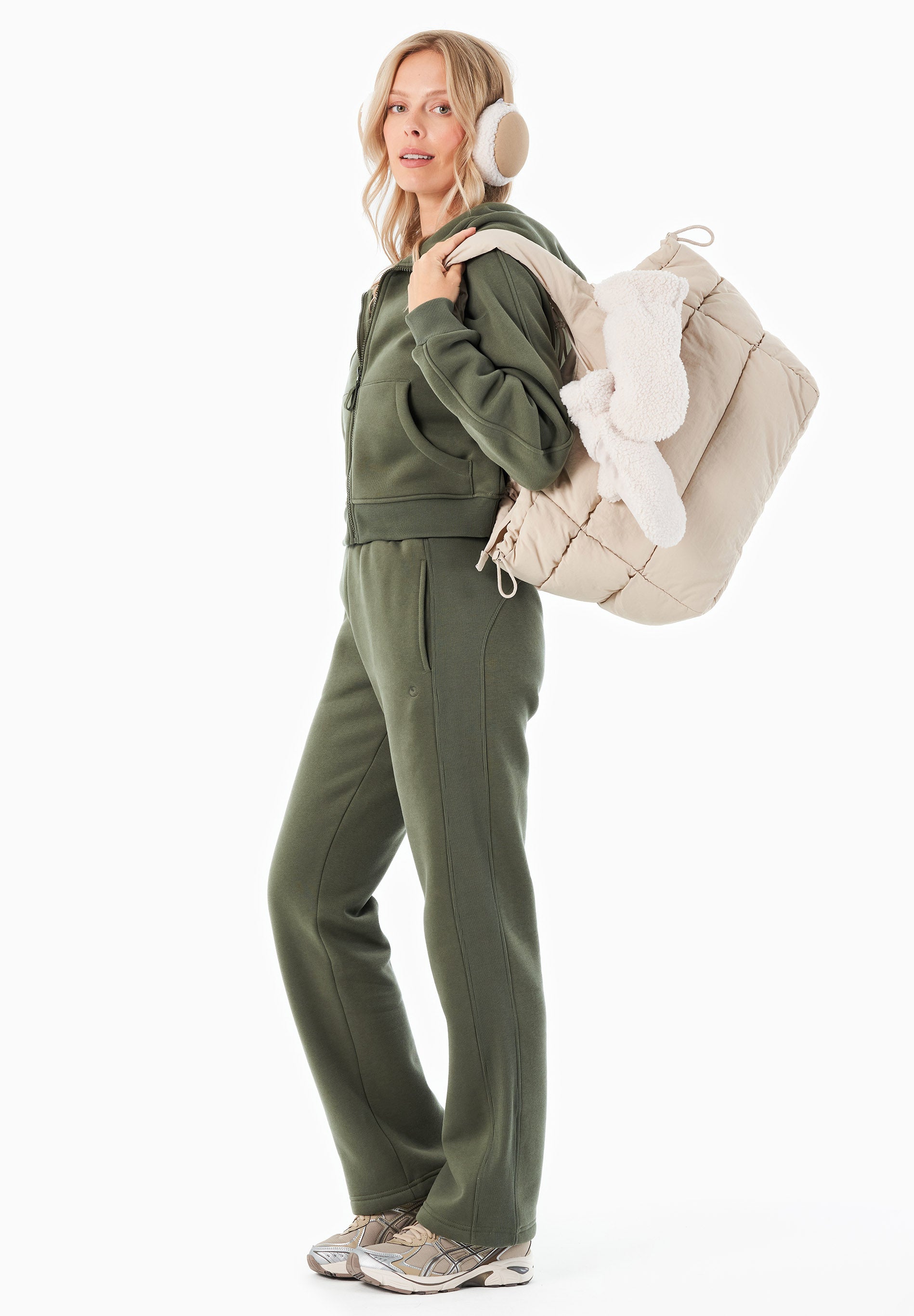 JODDY | Essentials Full Zip-Hoodie aus Bio-Baumwolle und recyceltem Polyester