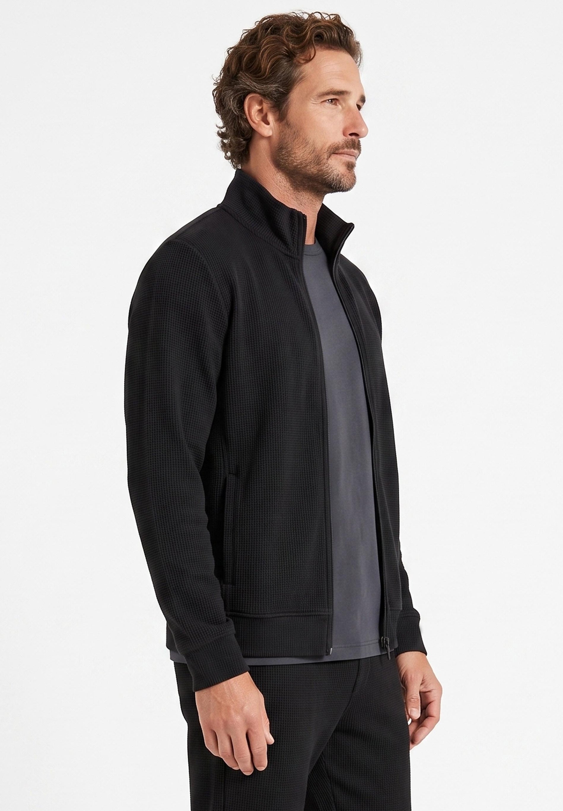 JORRIN | Waffel-Jacke aus Bio-Baumwolle & recyceltem Polyester