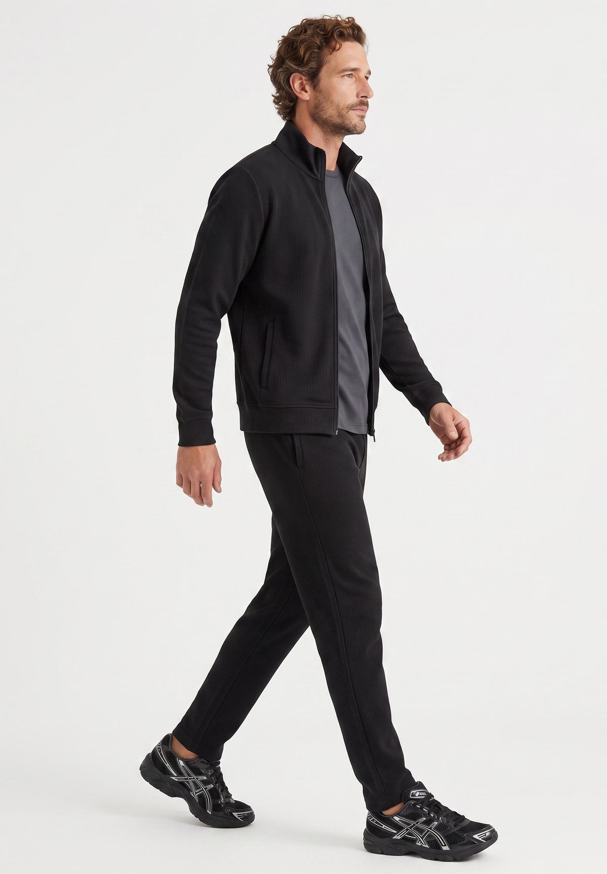 JORRIN | Waffel-Jacke aus Bio-Baumwolle & recyceltem Polyester