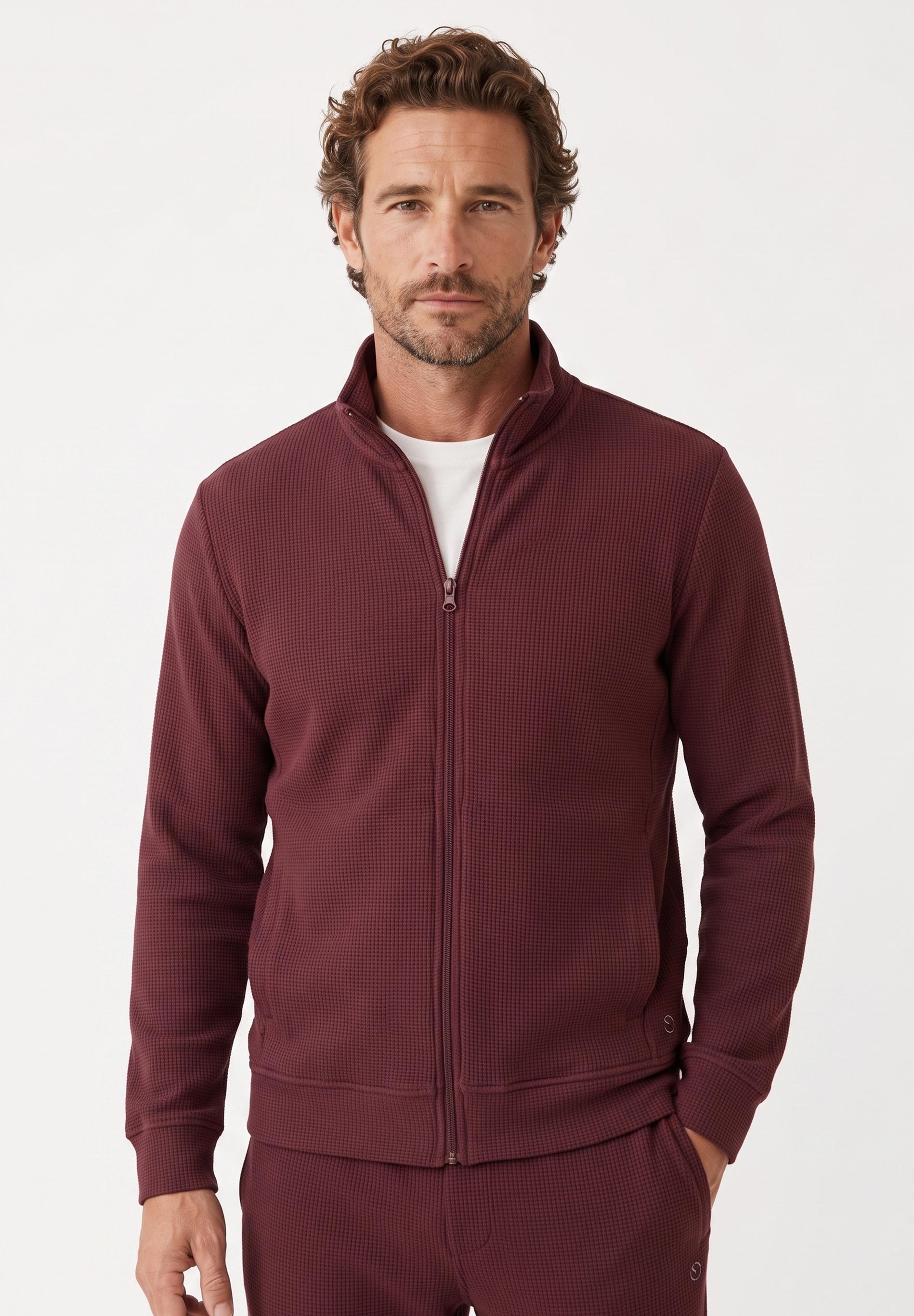 JORRIN | Waffel-Jacke aus Bio-Baumwolle & recyceltem Polyester