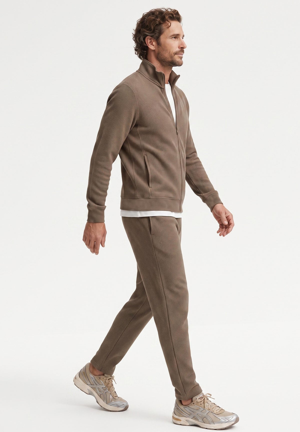 JORRIN | Waffel-Jacke aus Bio-Baumwolle & recyceltem Polyester
