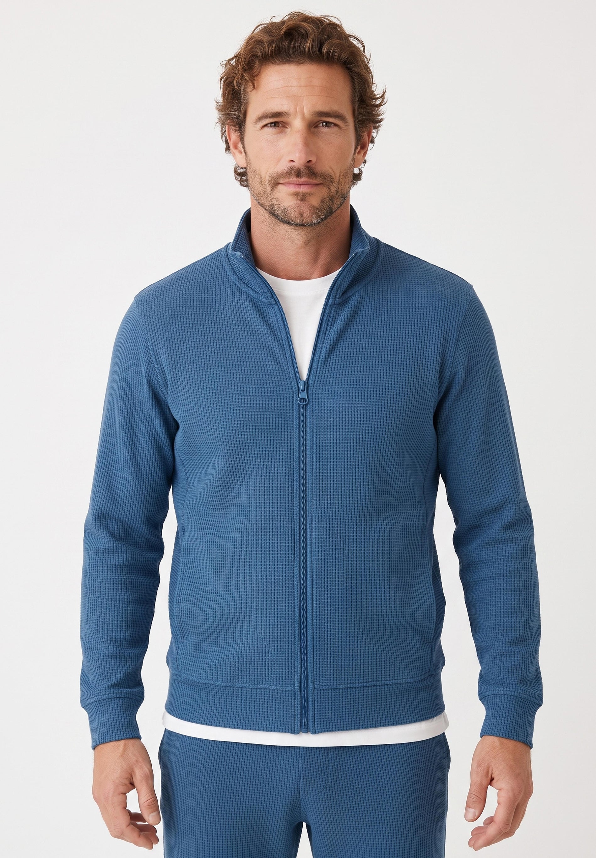 JORRIN | Waffel-Jacke aus Bio-Baumwolle & recyceltem Polyester