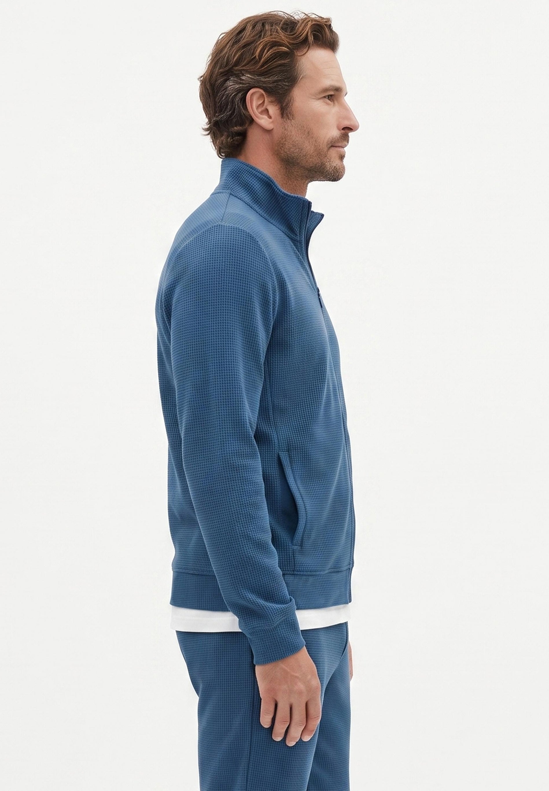 JORRIN | Waffel-Jacke aus Bio-Baumwolle & recyceltem Polyester