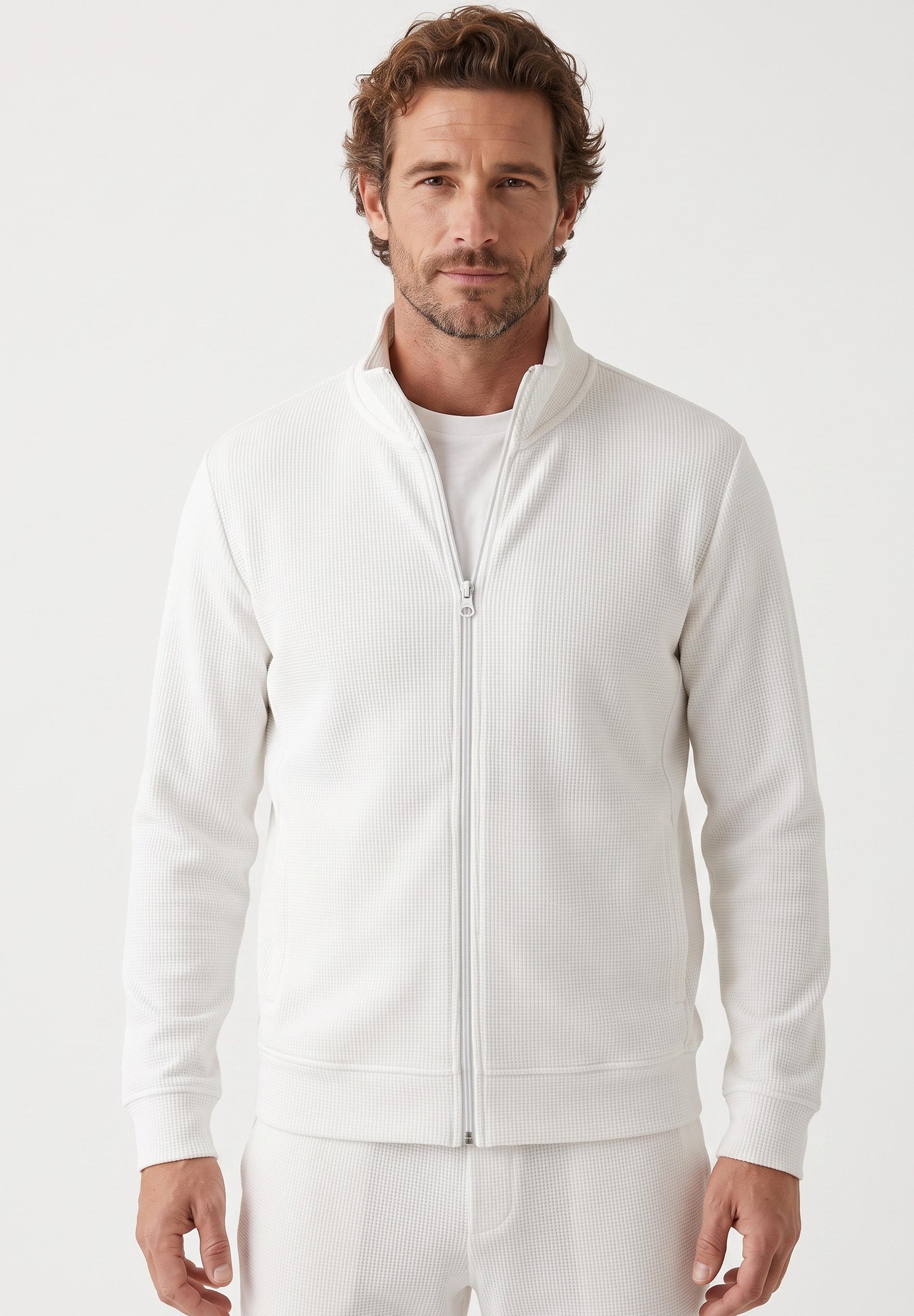 JORRIN | Waffel-Jacke aus Bio-Baumwolle & recyceltem Polyester