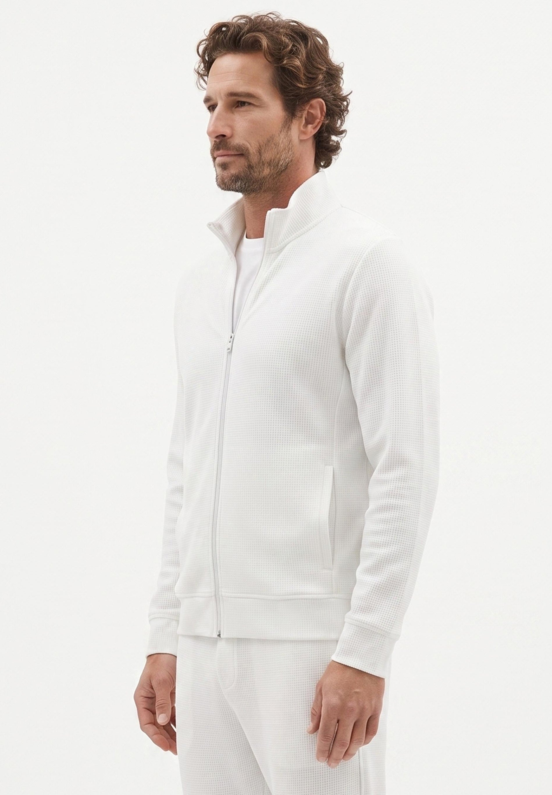 JORRIN | Waffel-Jacke aus Bio-Baumwolle & recyceltem Polyester