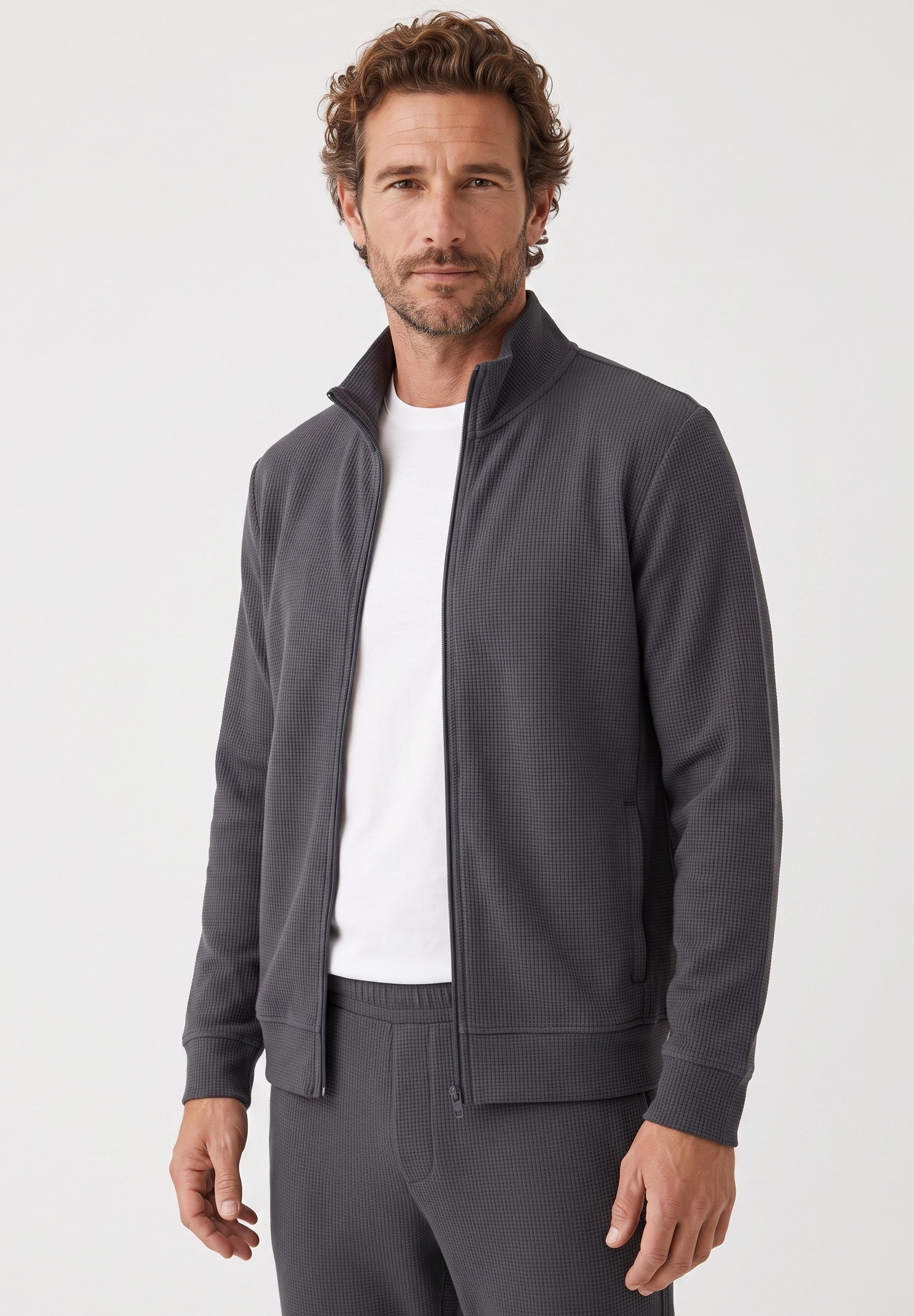 JORRIN | Waffel-Jacke aus Bio-Baumwolle & recyceltem Polyester