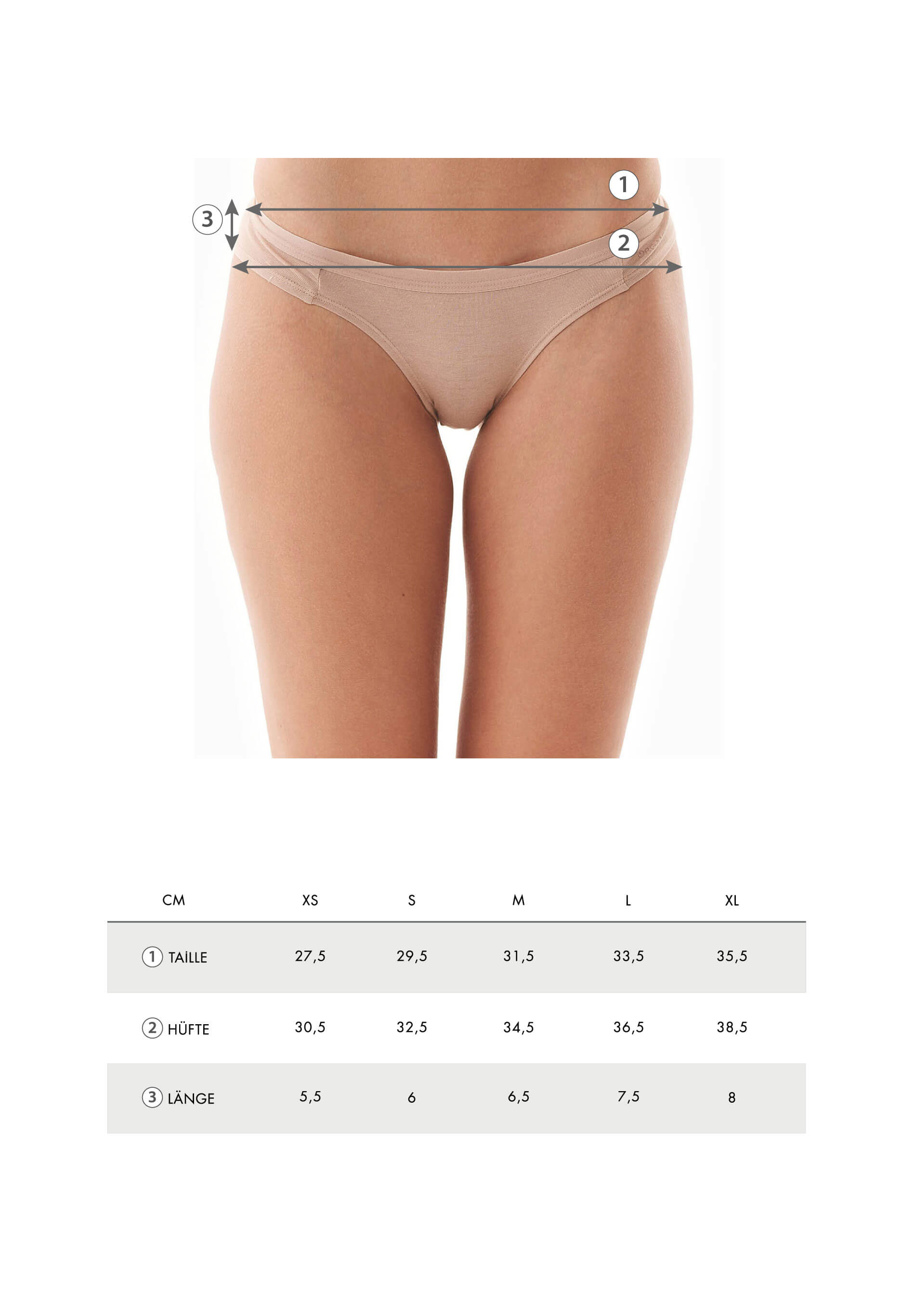 KAMILLA | Slip aus Bio-Baumwolle und TENCEL™ Modal im 3er-Pack