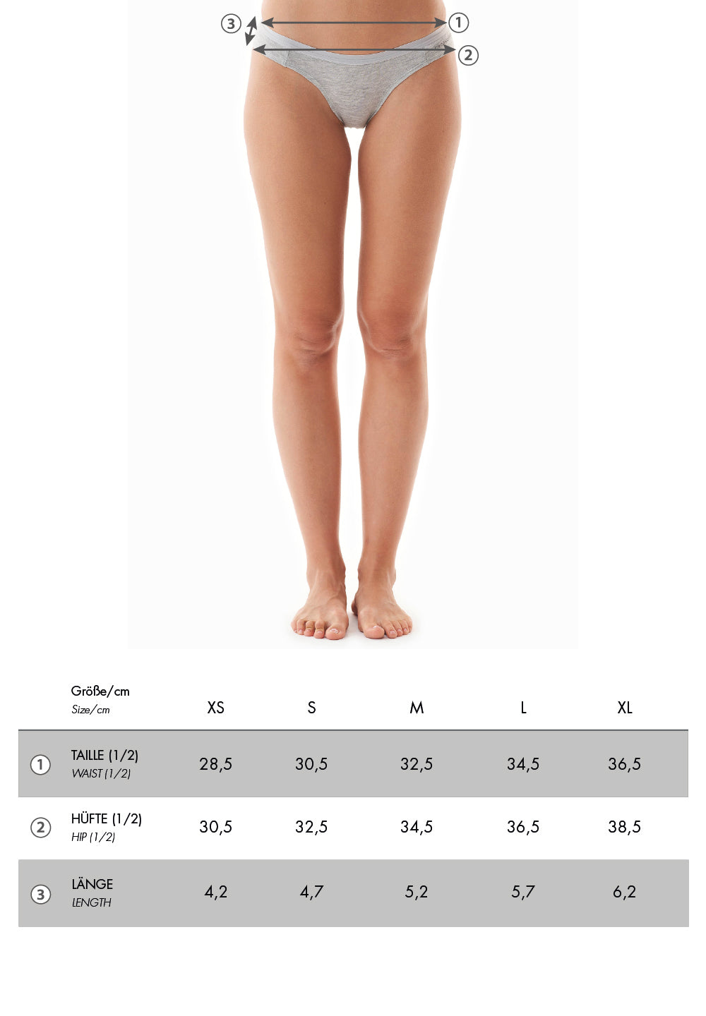 KAMILLA | Slip aus Bio-Baumwolle und TENCEL™ Modal im 3er-Pack