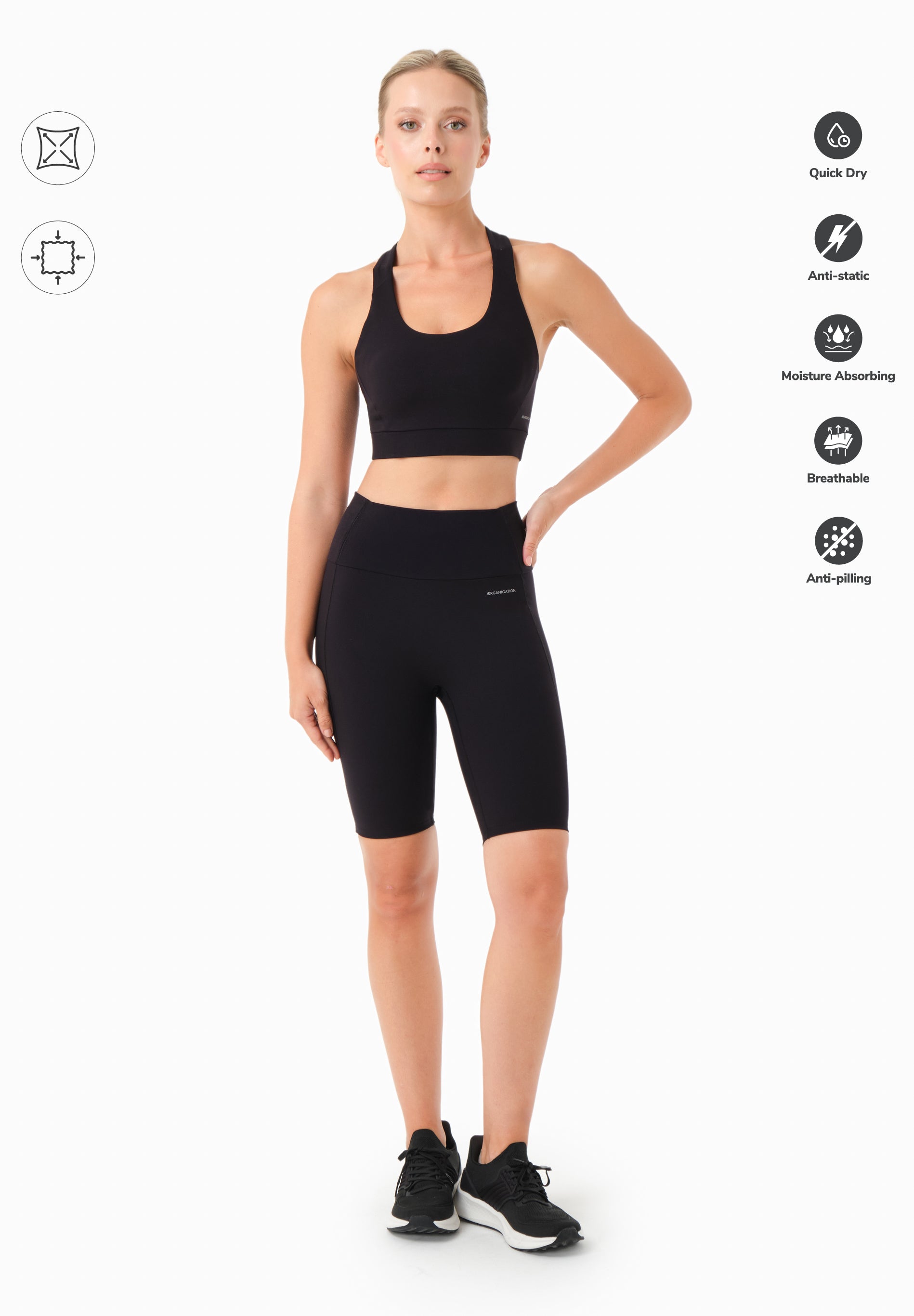 LESSLEY | Biker-Shorts aus recyceltem Polyamid