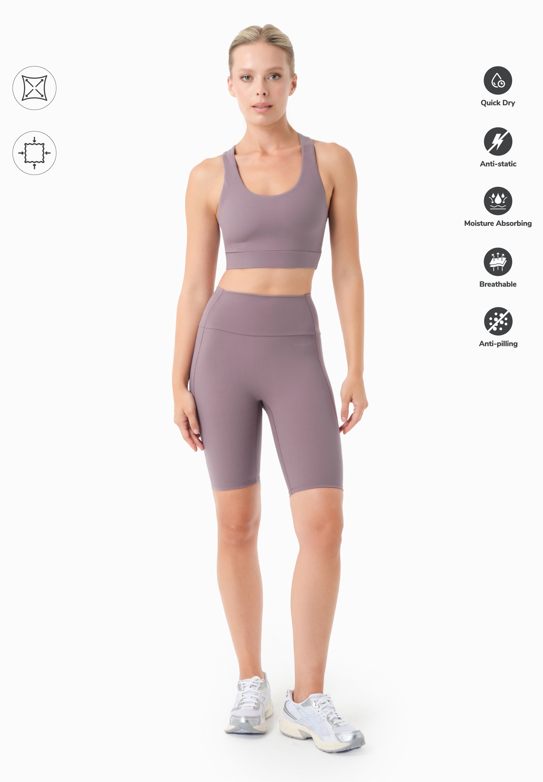 LESSLEY | Biker-Shorts aus recyceltem Polyamid