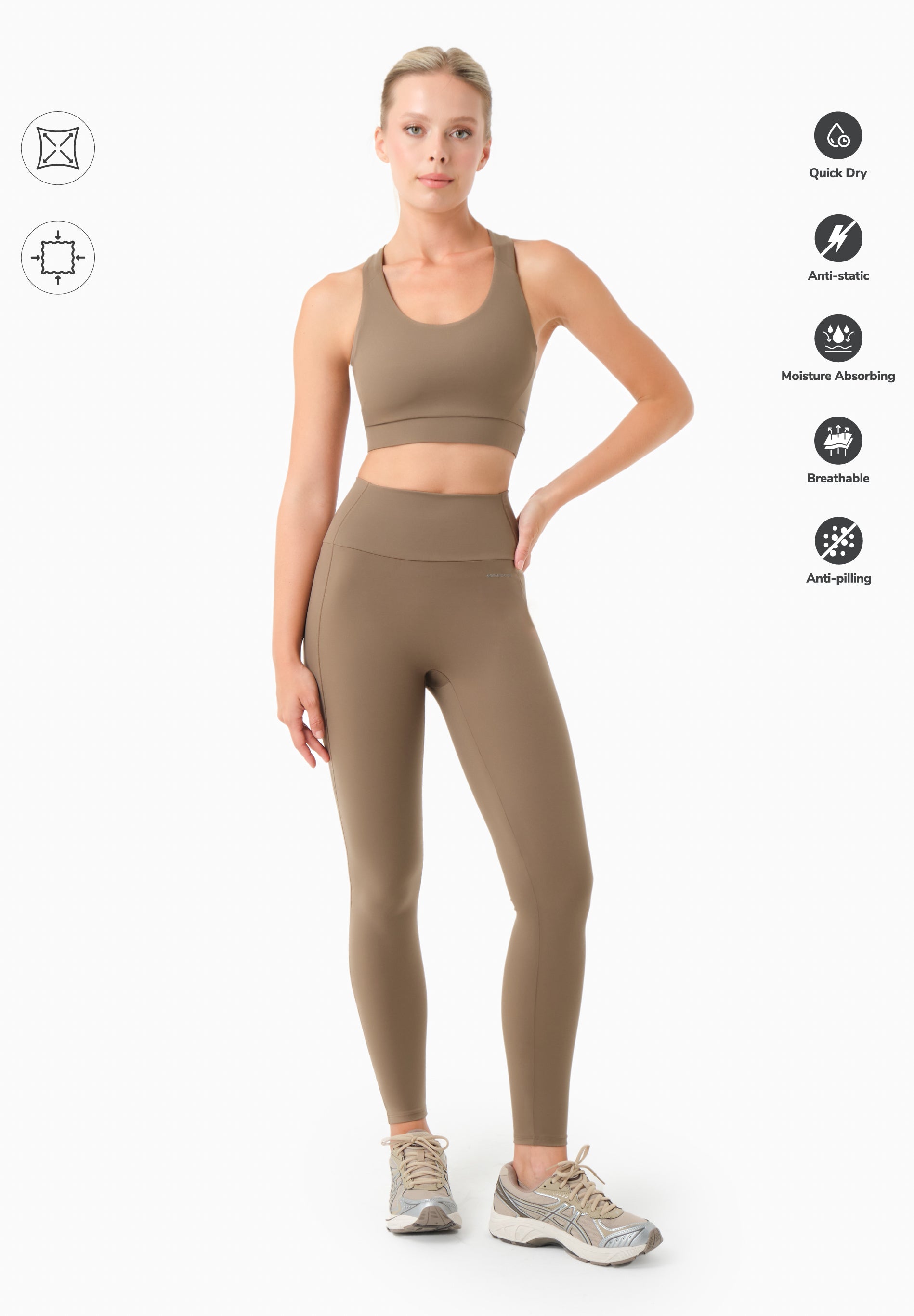 LINNDA | High Waist Leggings aus recyceltem Polyamid