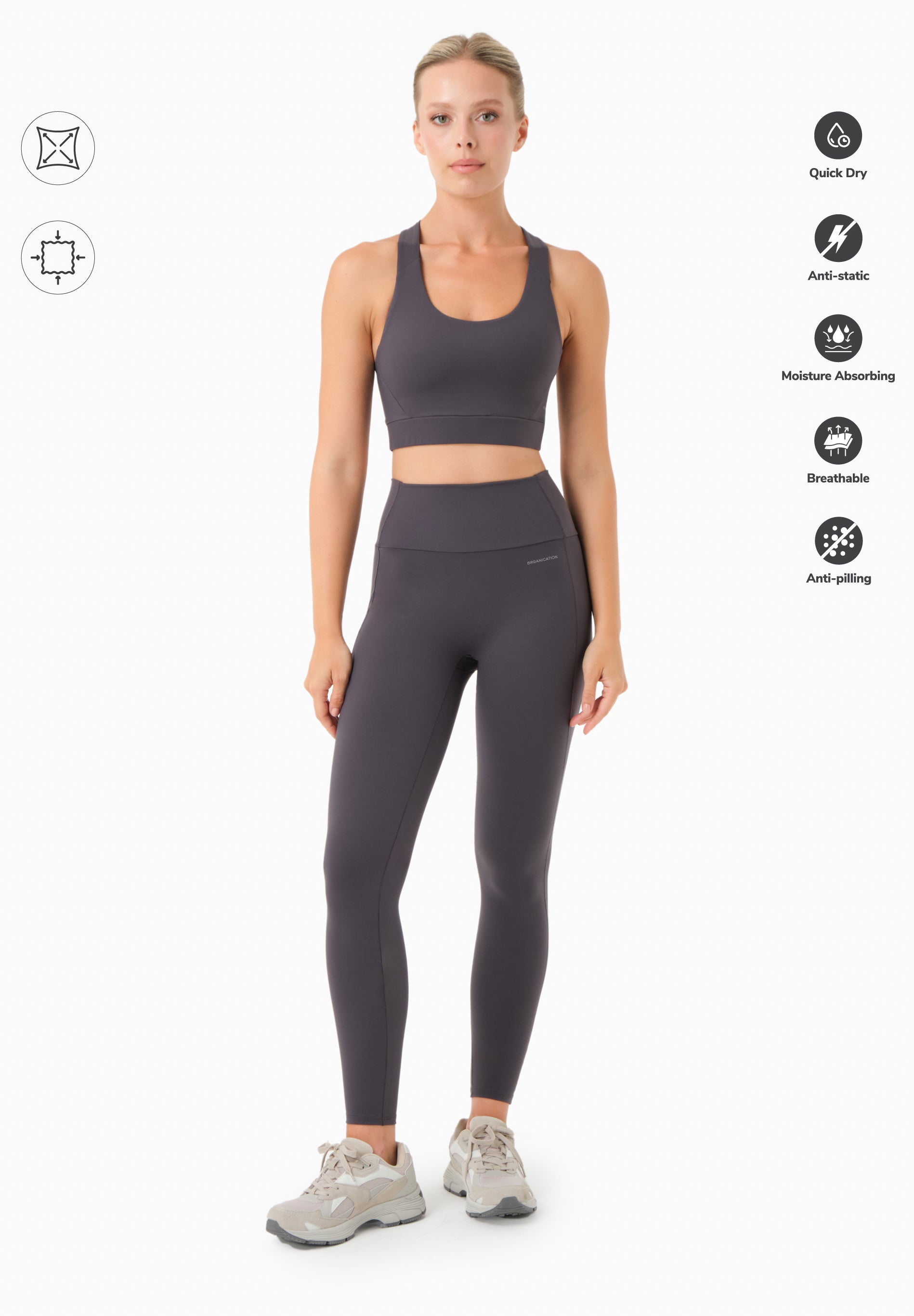 LINNDA | High Waist Leggings aus recyceltem Polyamid