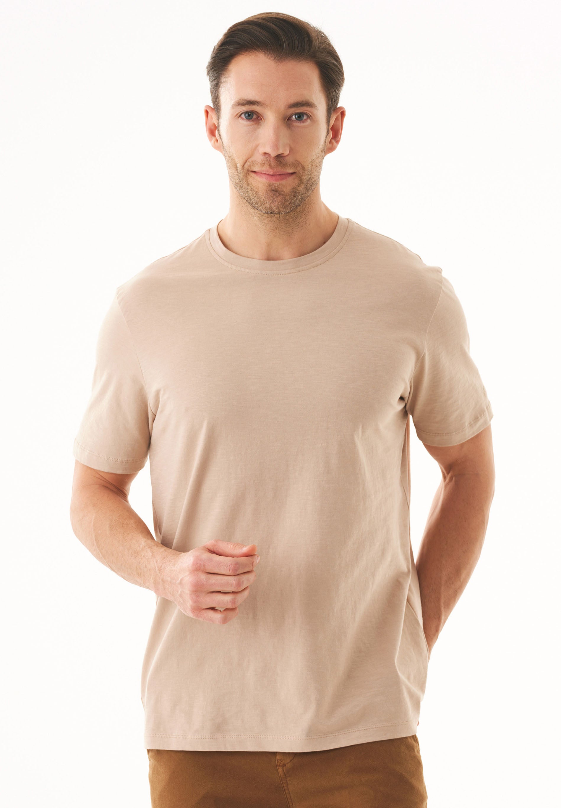 Basic T-Shirt aus Bio-Baumwolle