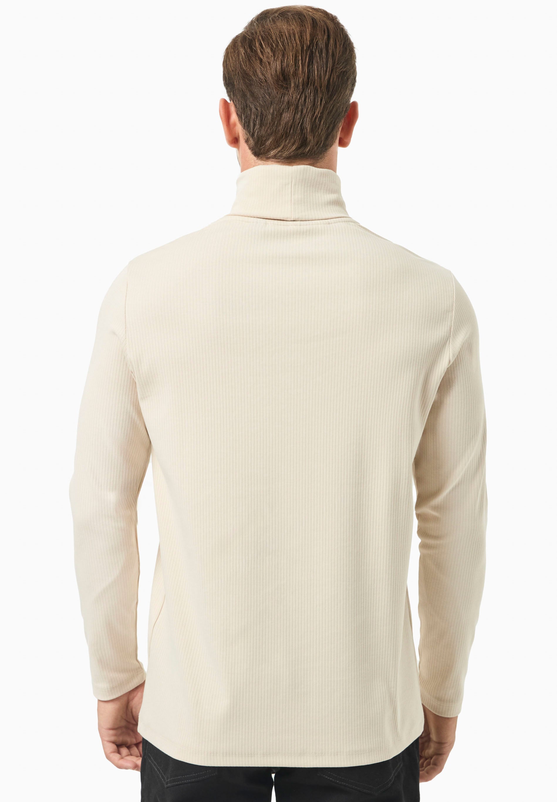 Rollkragenshirt aus Bio-Baumwolle
