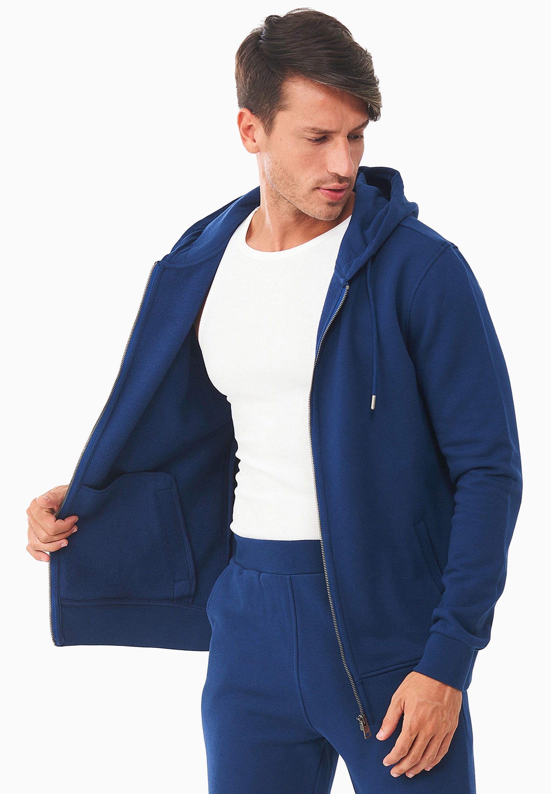 Sweatjacke aus Bio-Baumwolle