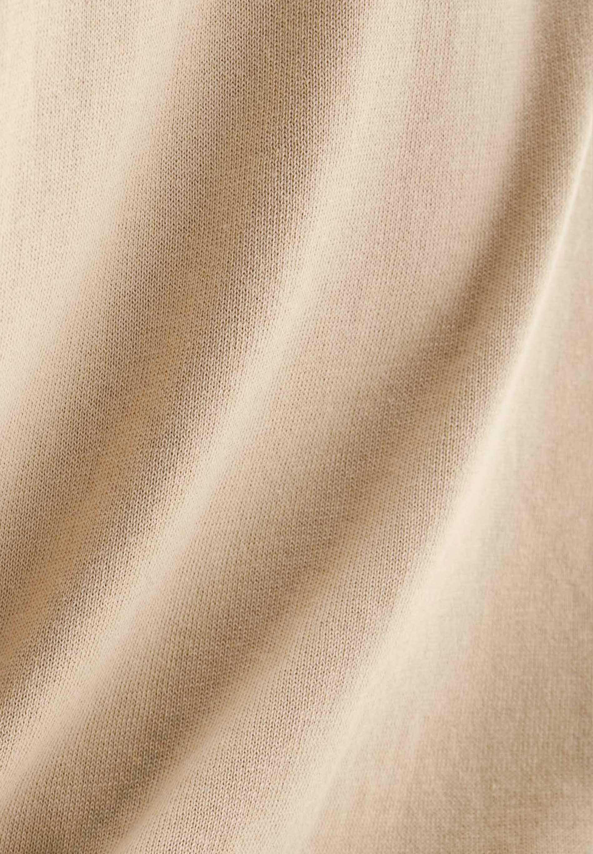 Pullover aus Bio-Baumwolle mit V-Ausschnitt